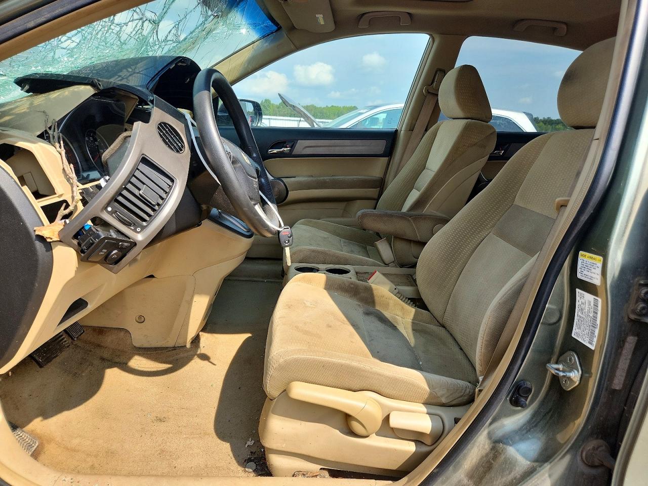 2008 Honda Cr-v Ex Зеленый vin: 5J6RE48598L036452