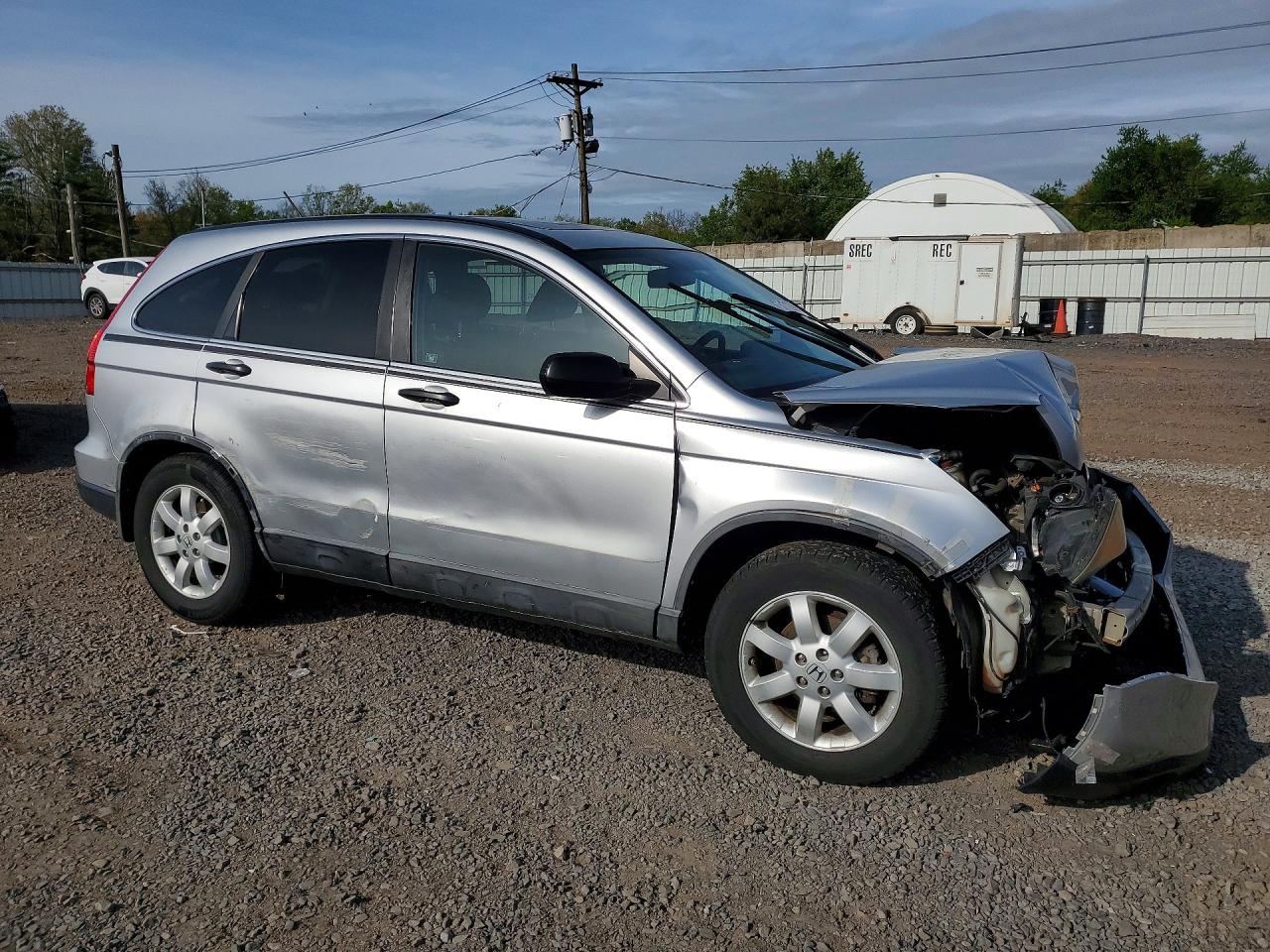 2009 Honda Cr-v Ex Silver vin: 5J6RE48599L006191