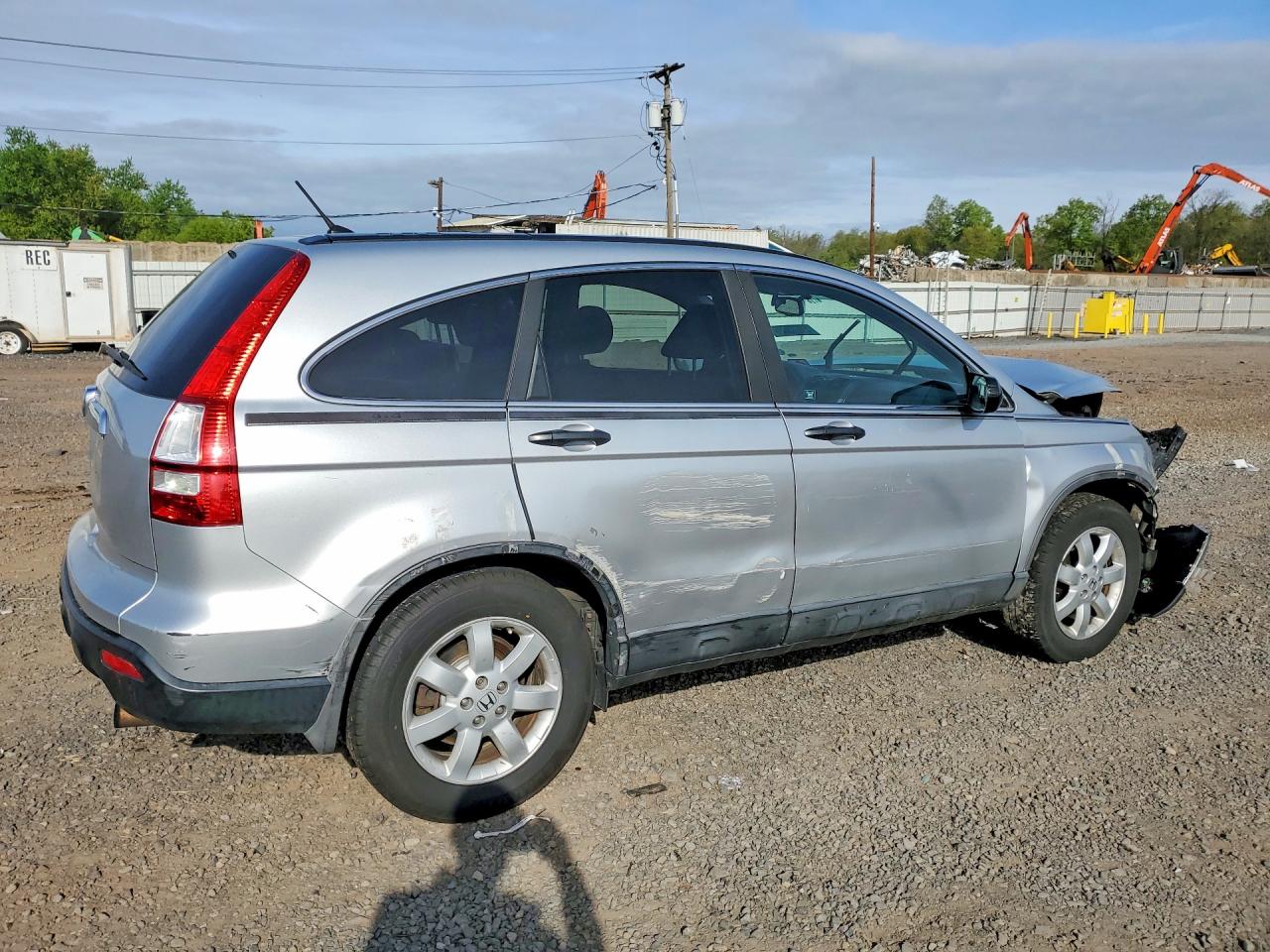 2009 Honda Cr-v Ex Silver vin: 5J6RE48599L006191