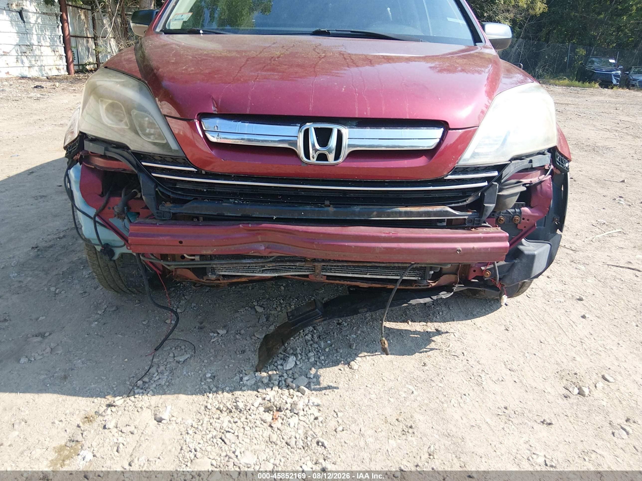 2009 Honda Cr-v Ex Red vin: 5J6RE48599L013500