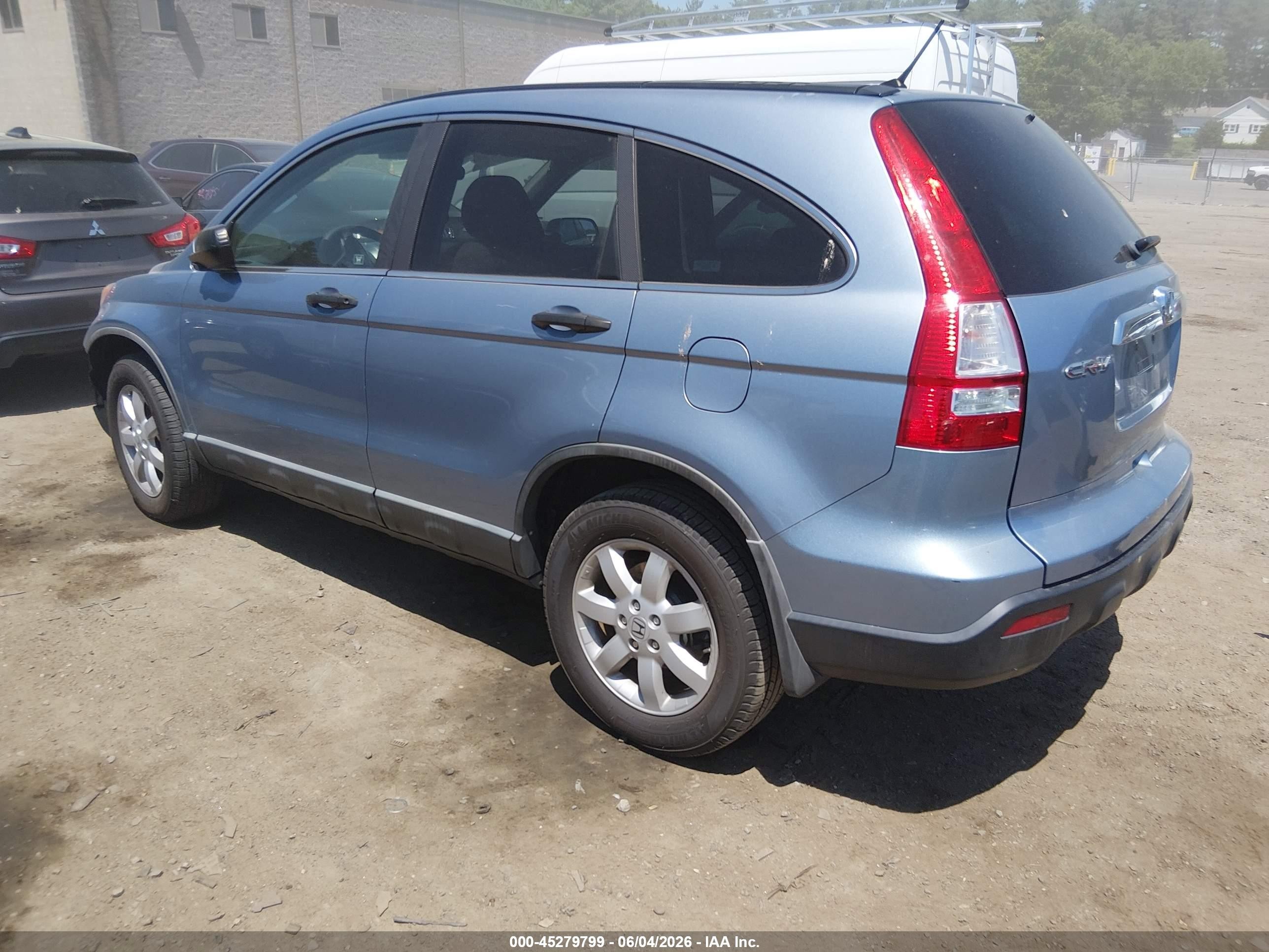 2009 Honda Cr-v Ex Blue vin: 5J6RE48599L018406