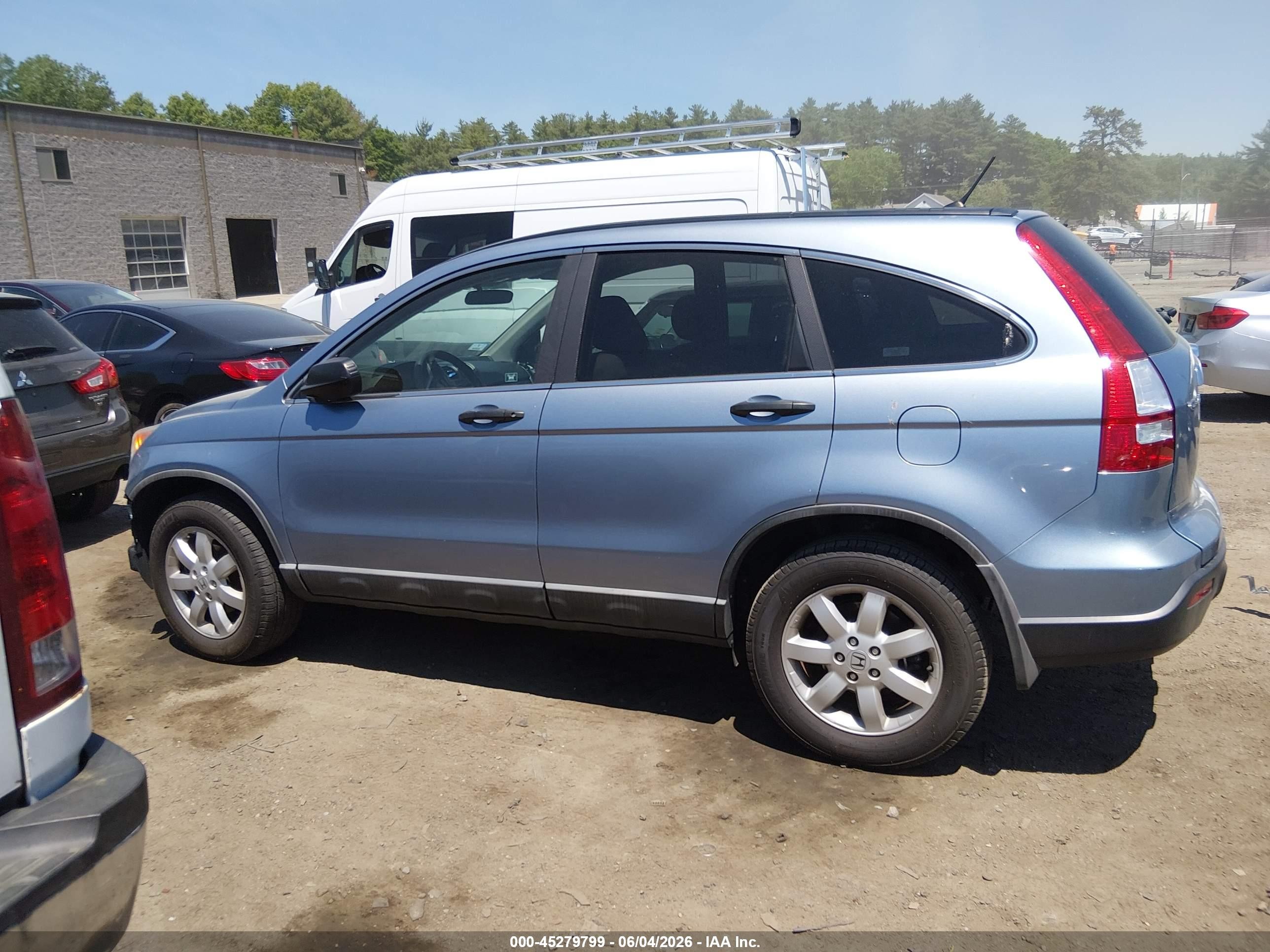 2009 Honda Cr-v Ex Blue vin: 5J6RE48599L018406