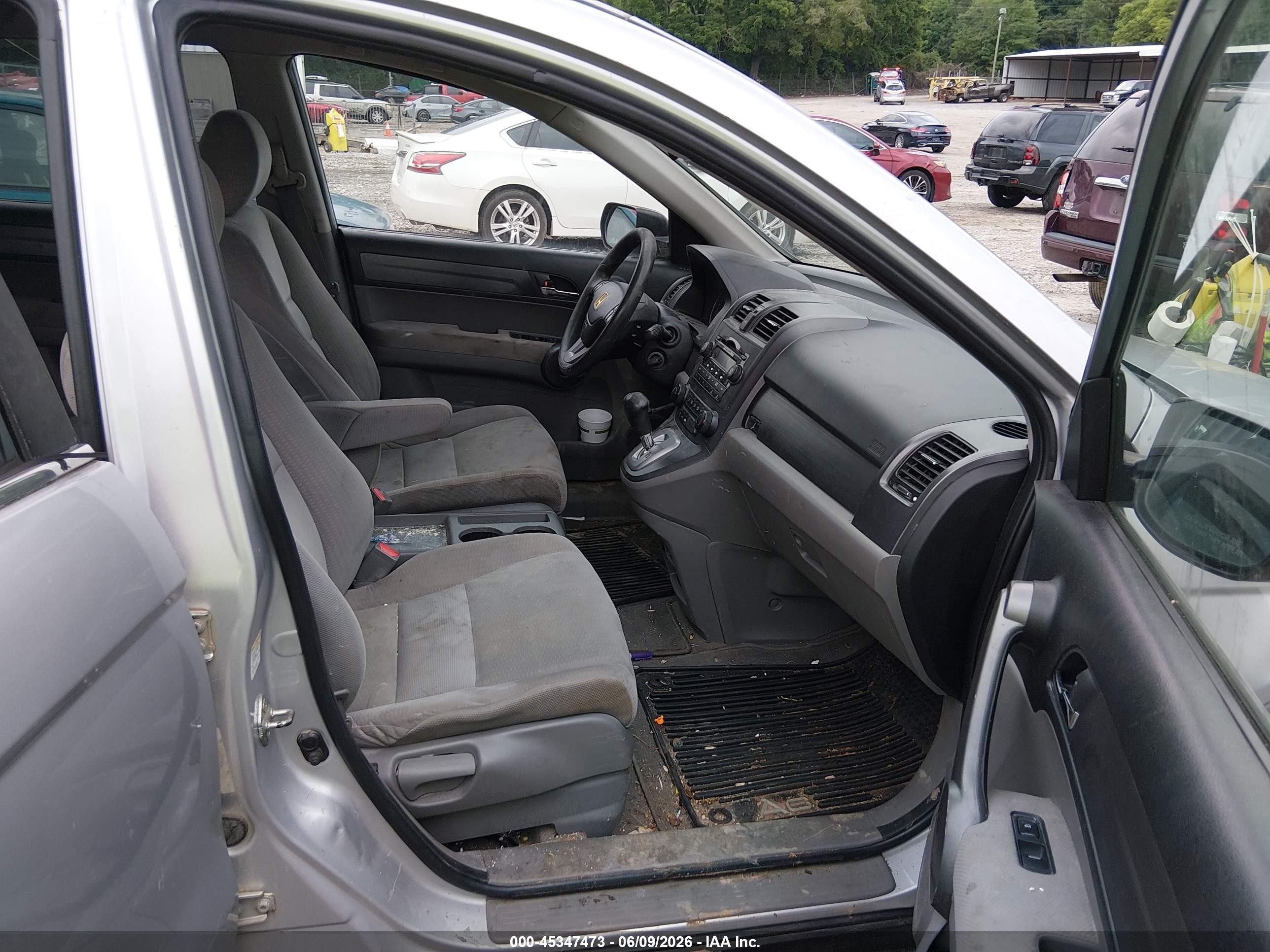 2009 Honda Cr-v Ex Gray vin: 5J6RE48599L055097