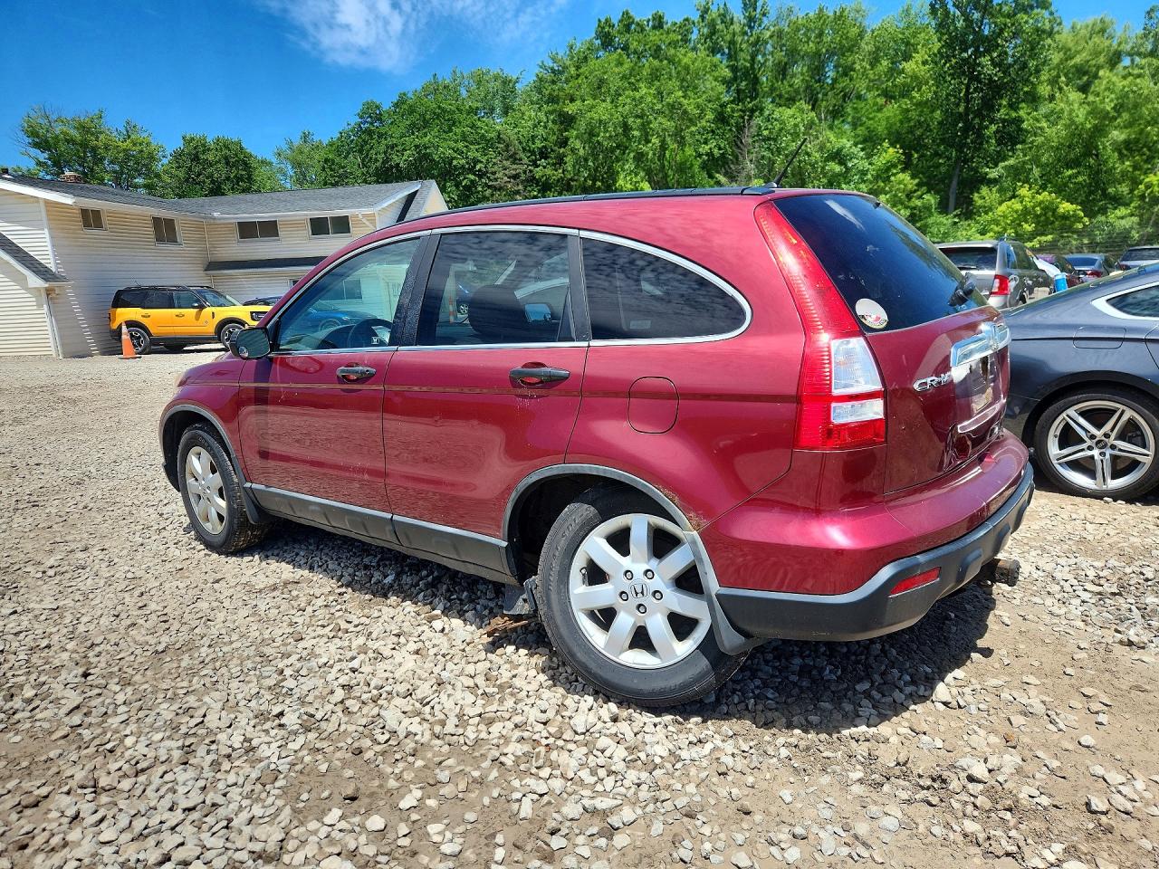 2009 Honda Cr-v Ex Burgundy vin: 5J6RE48599L060655