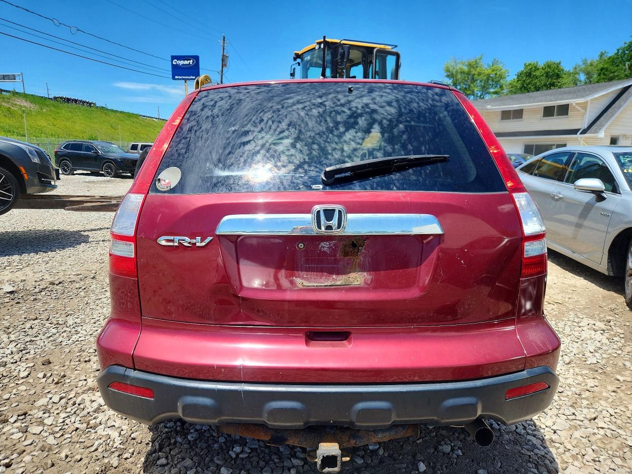 2009 Honda Cr-v Ex Burgundy vin: 5J6RE48599L060655