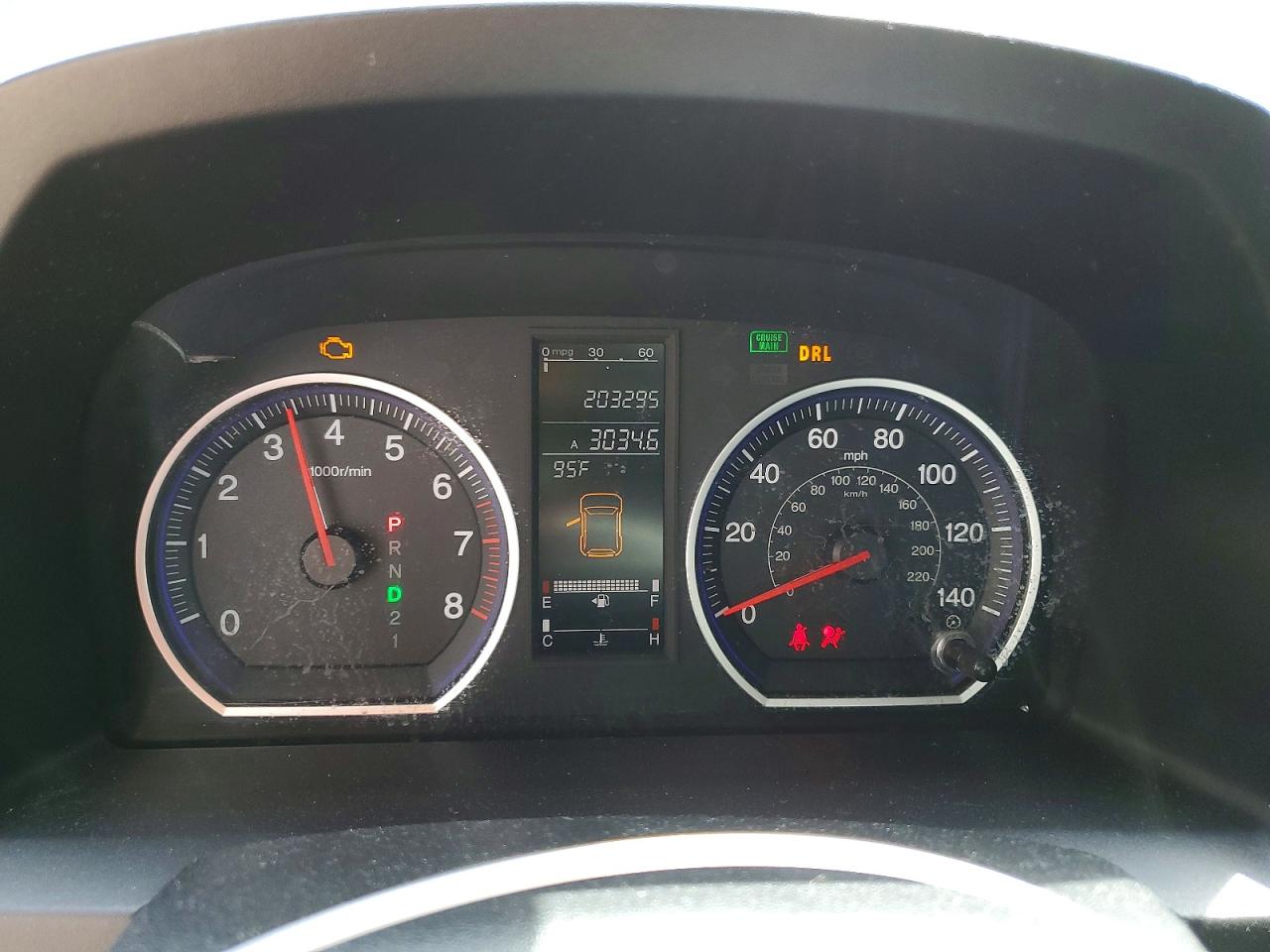 2009 Honda Cr-v Black vin: 5J6RE48599L067220