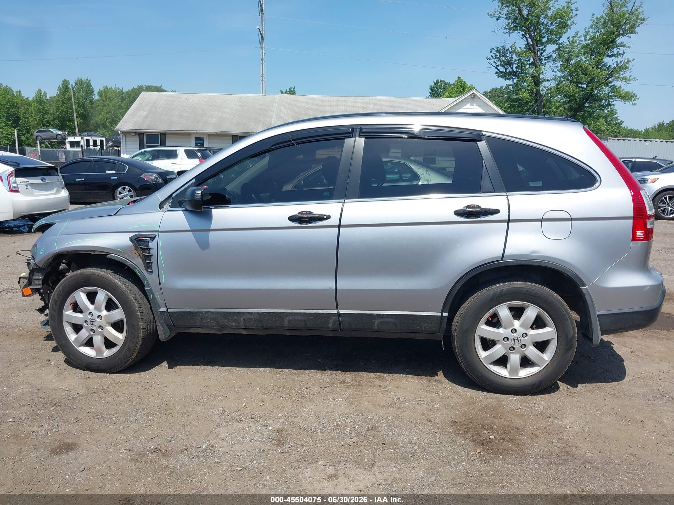 2007 Honda Cr-v Ex Light Blue vin: 5J6RE485X7L007542