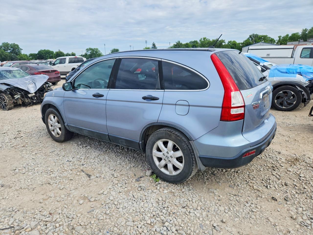 2007 Honda Cr-v Ex Blue vin: 5J6RE485X7L013275