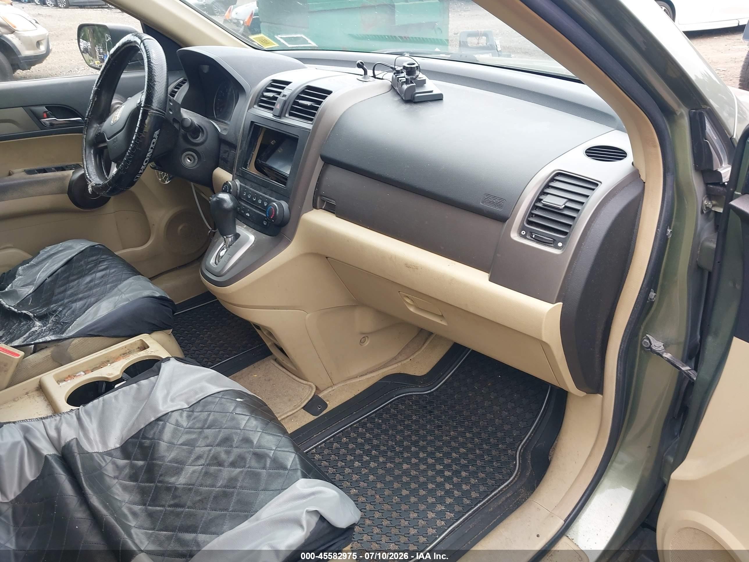 2008 Honda Cr-v Ex Green vin: 5J6RE485X8L005470