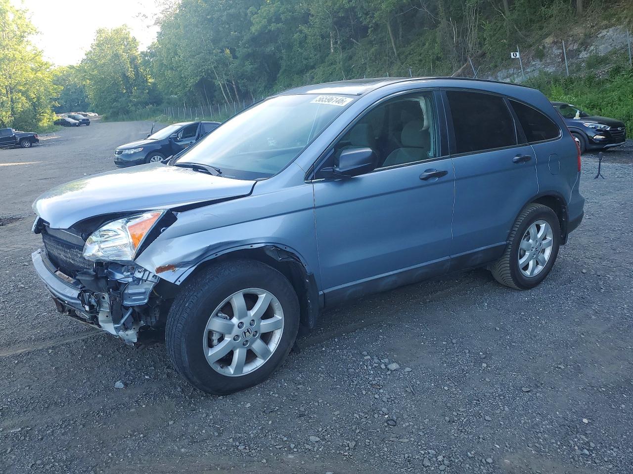 2008 Honda Cr-v Ex Blue vin: 5J6RE485X8L015206