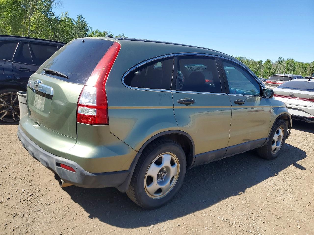 2008 Honda Cr-v Ex Green vin: 5J6RE485X8L811633