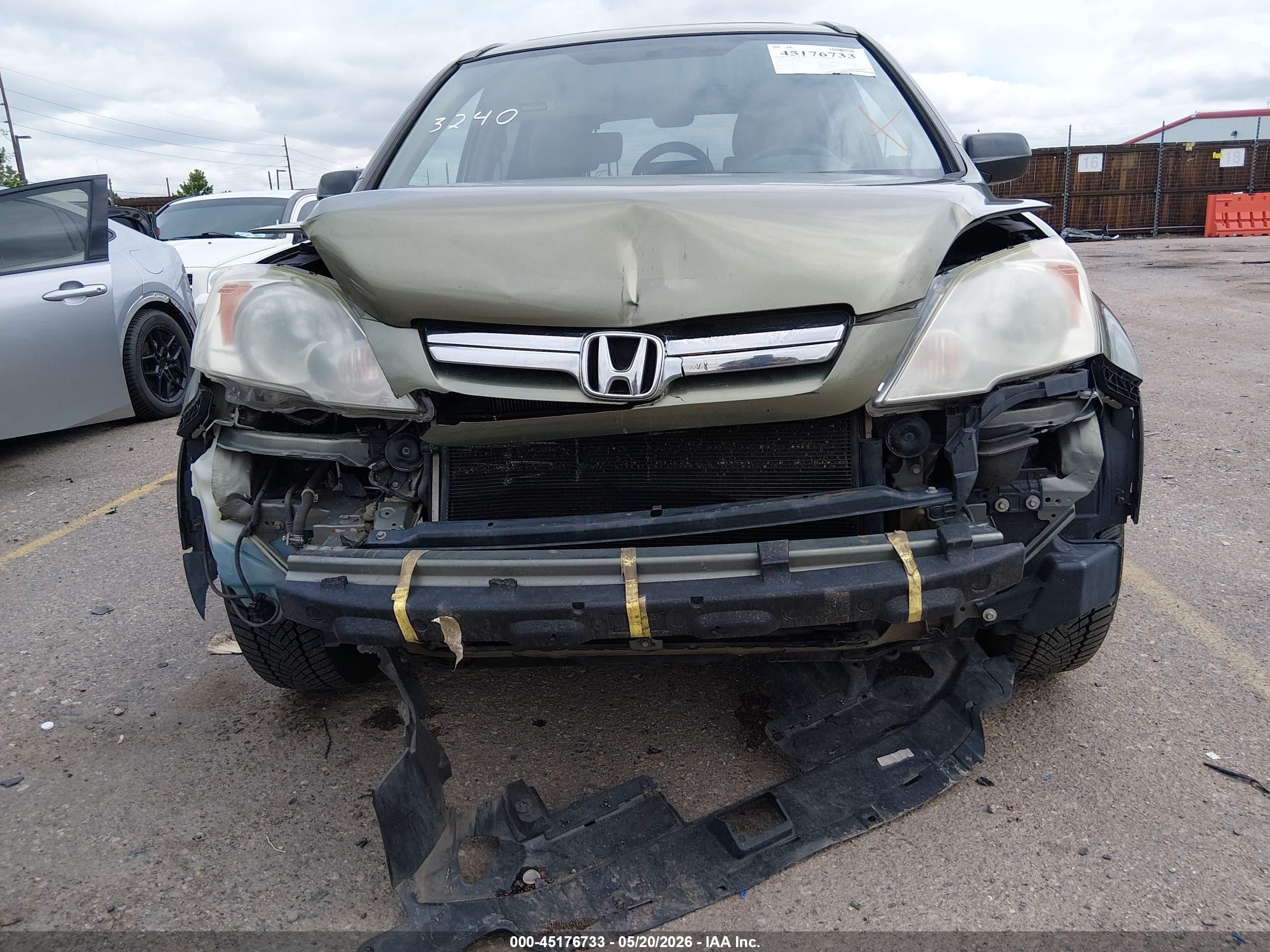 2009 Honda Cr-v Ex Green vin: 5J6RE485X9L002554