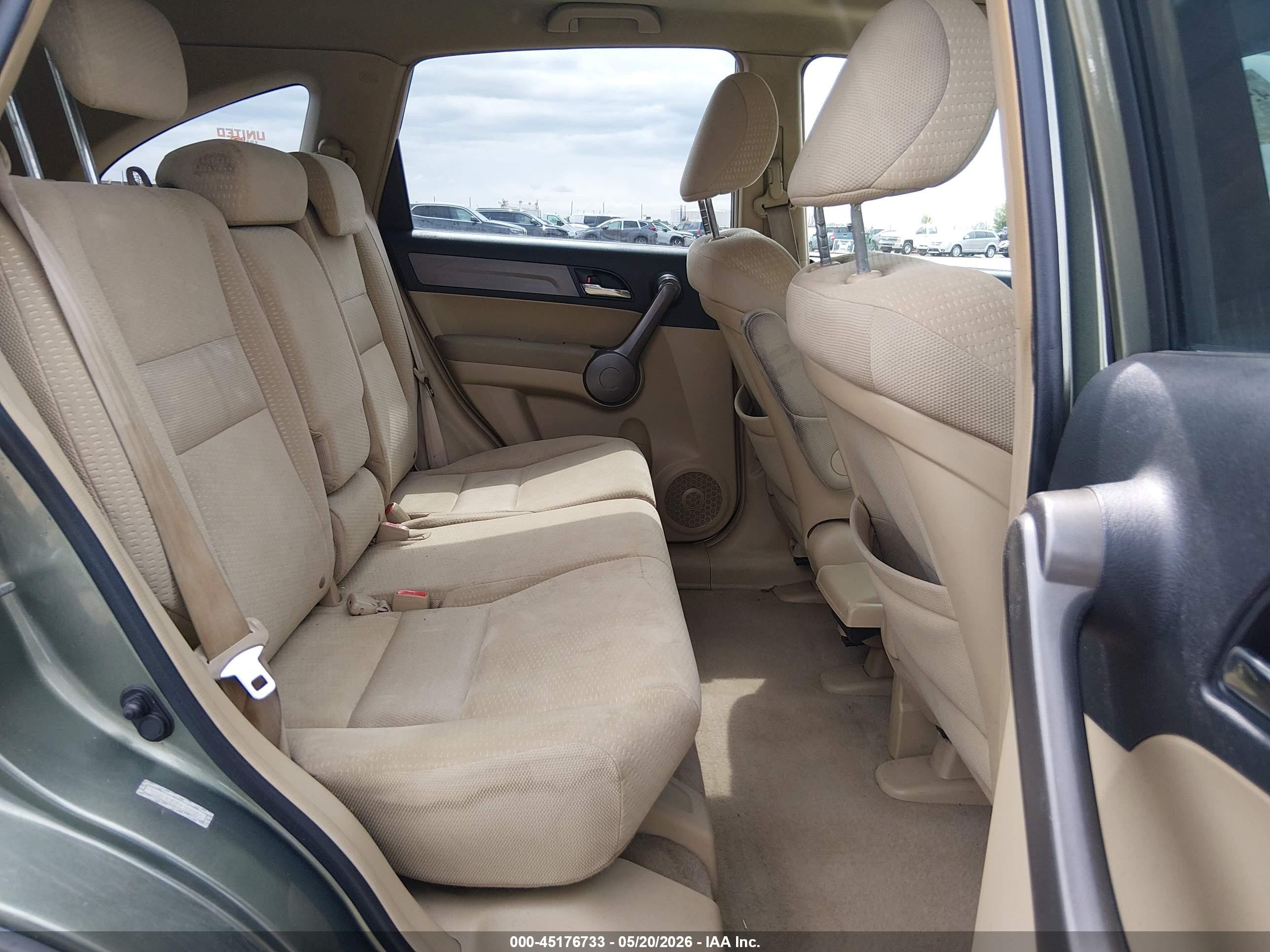 2009 Honda Cr-v Ex Green vin: 5J6RE485X9L002554