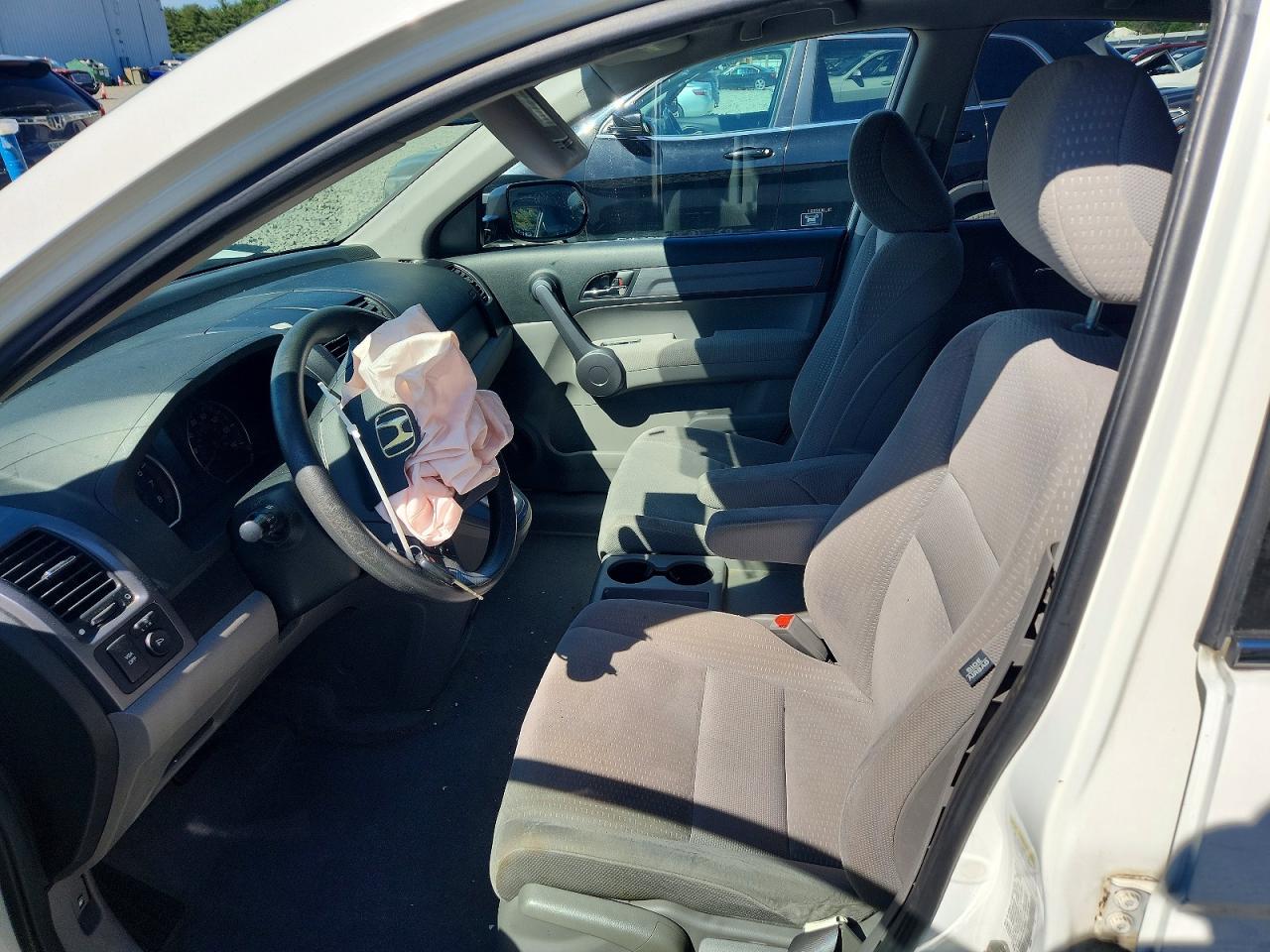 2009 Honda Cr-v Ex White vin: 5J6RE485X9L006961