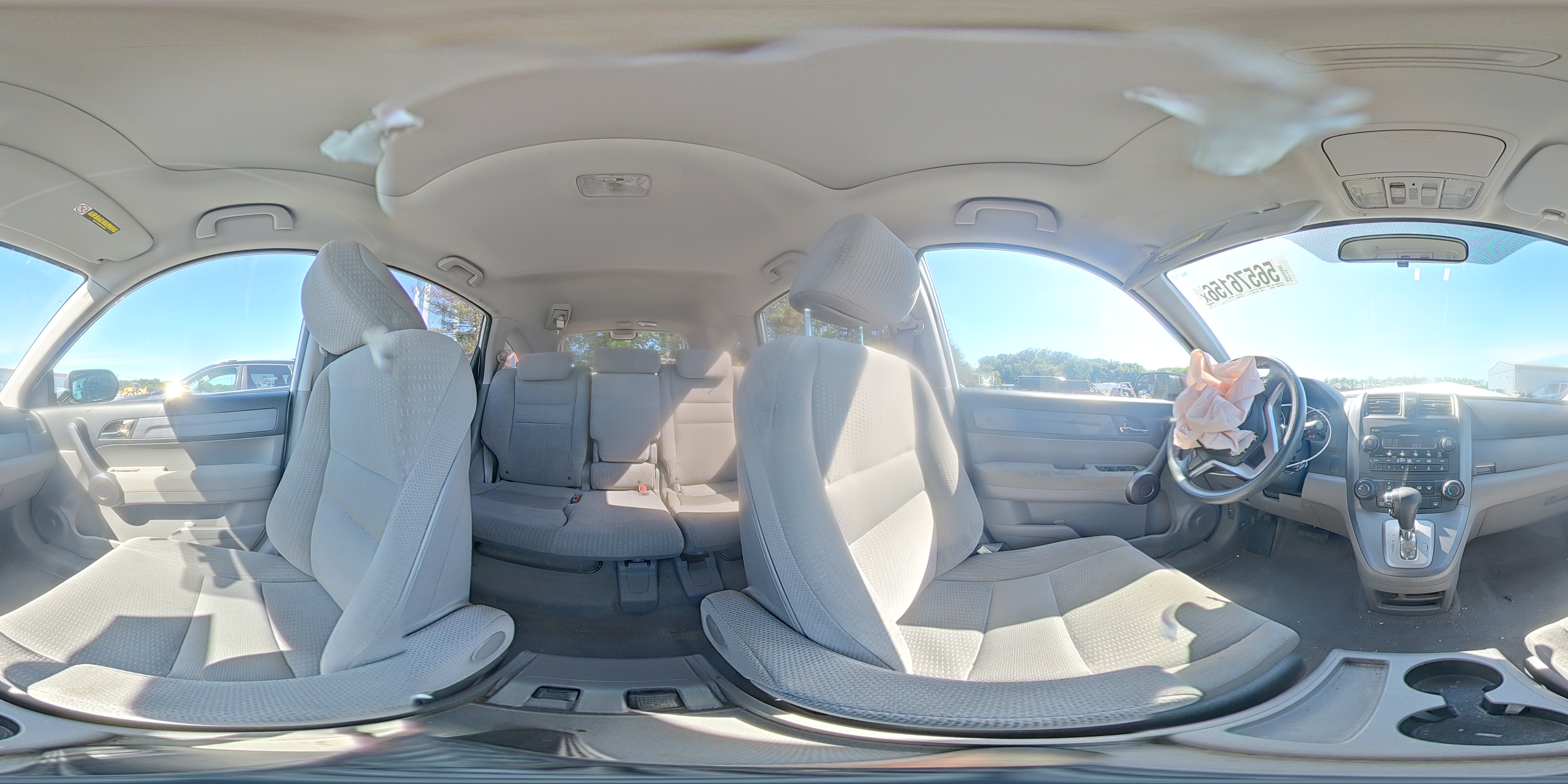 2009 Honda Cr-v Ex White vin: 5J6RE485X9L006961