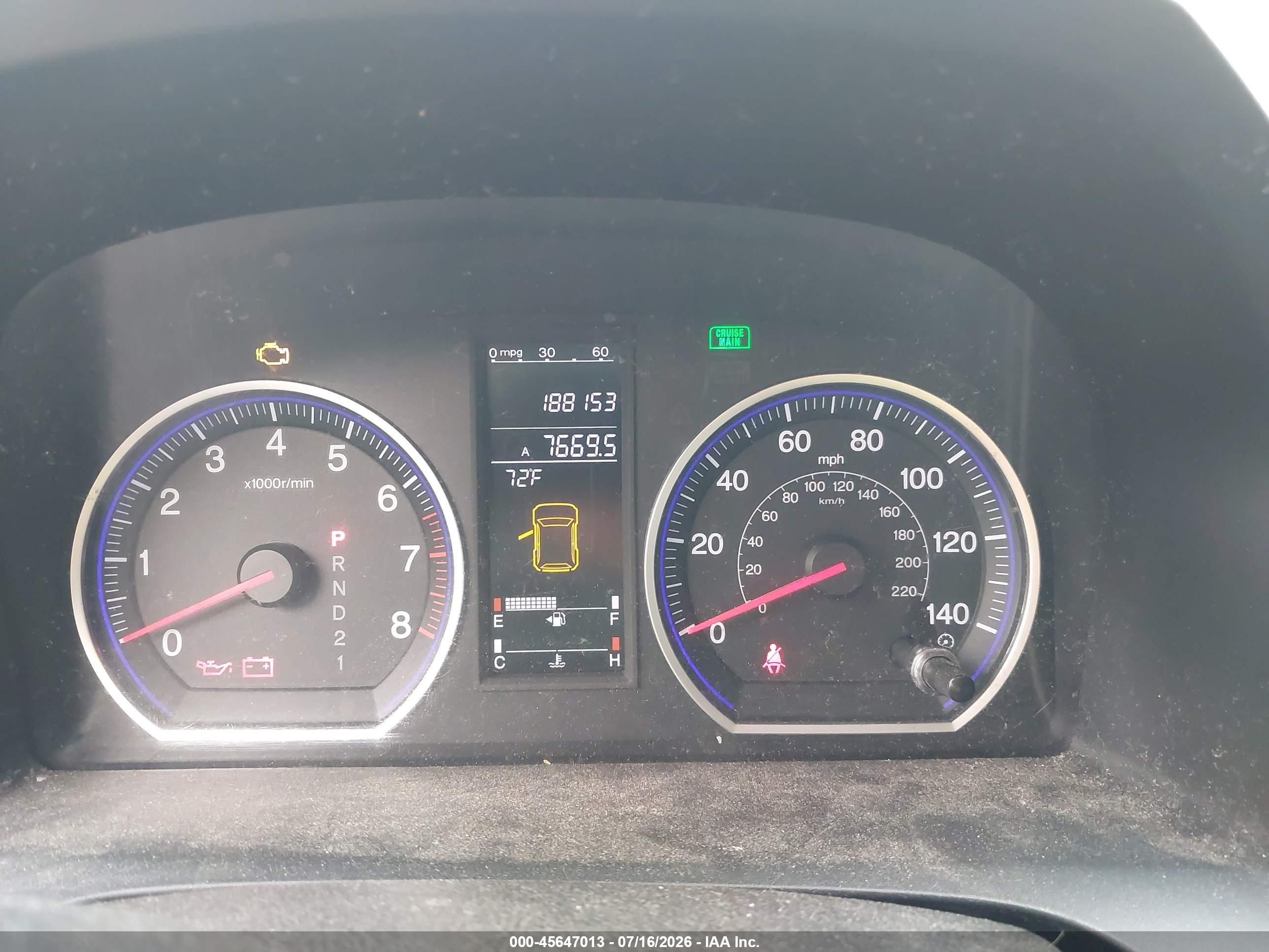 2009 Honda Cr-v Ex Silver vin: 5J6RE485X9L007981