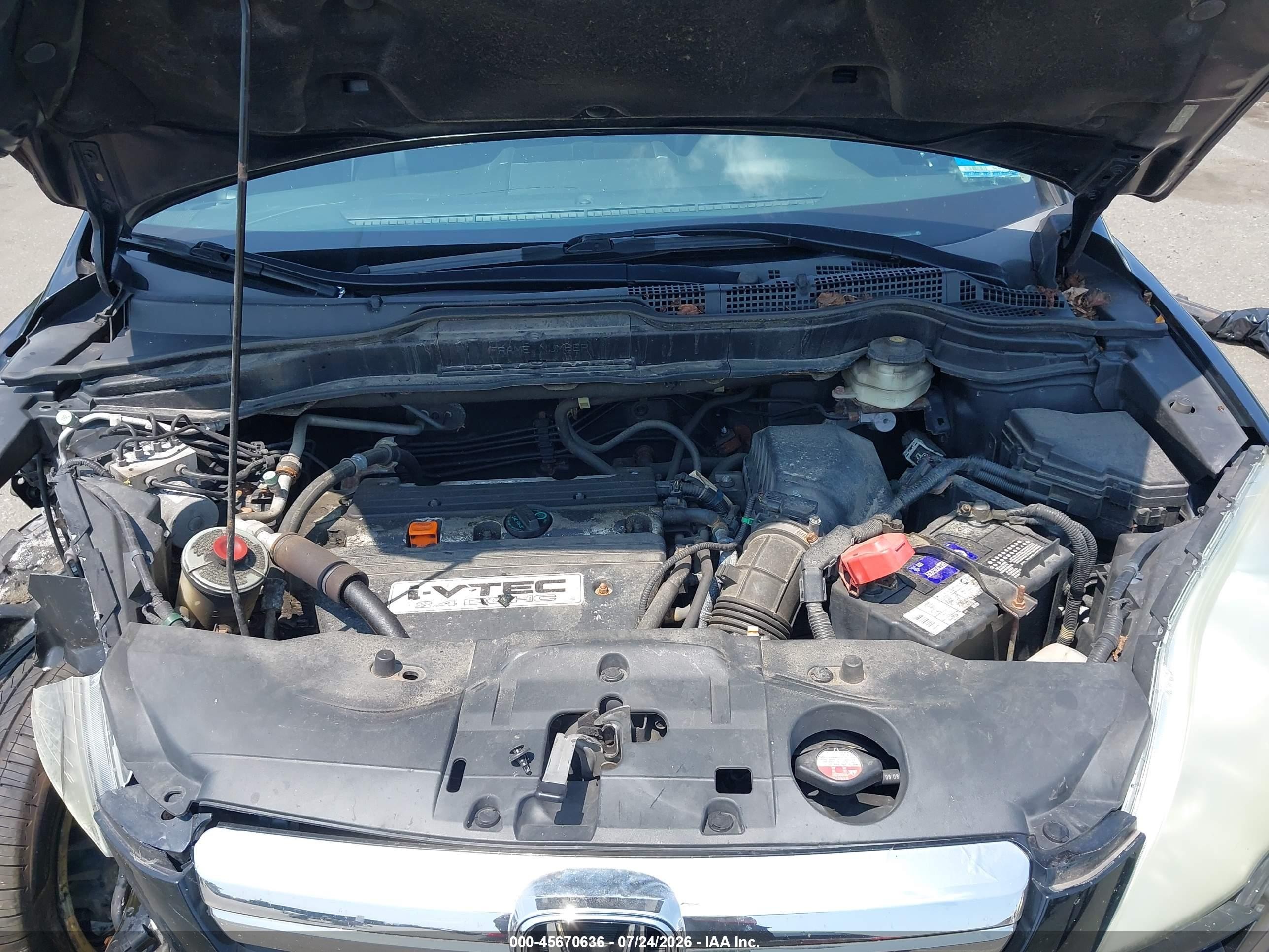 2009 Honda Cr-v Ex Черный vin: 5J6RE485X9L014848