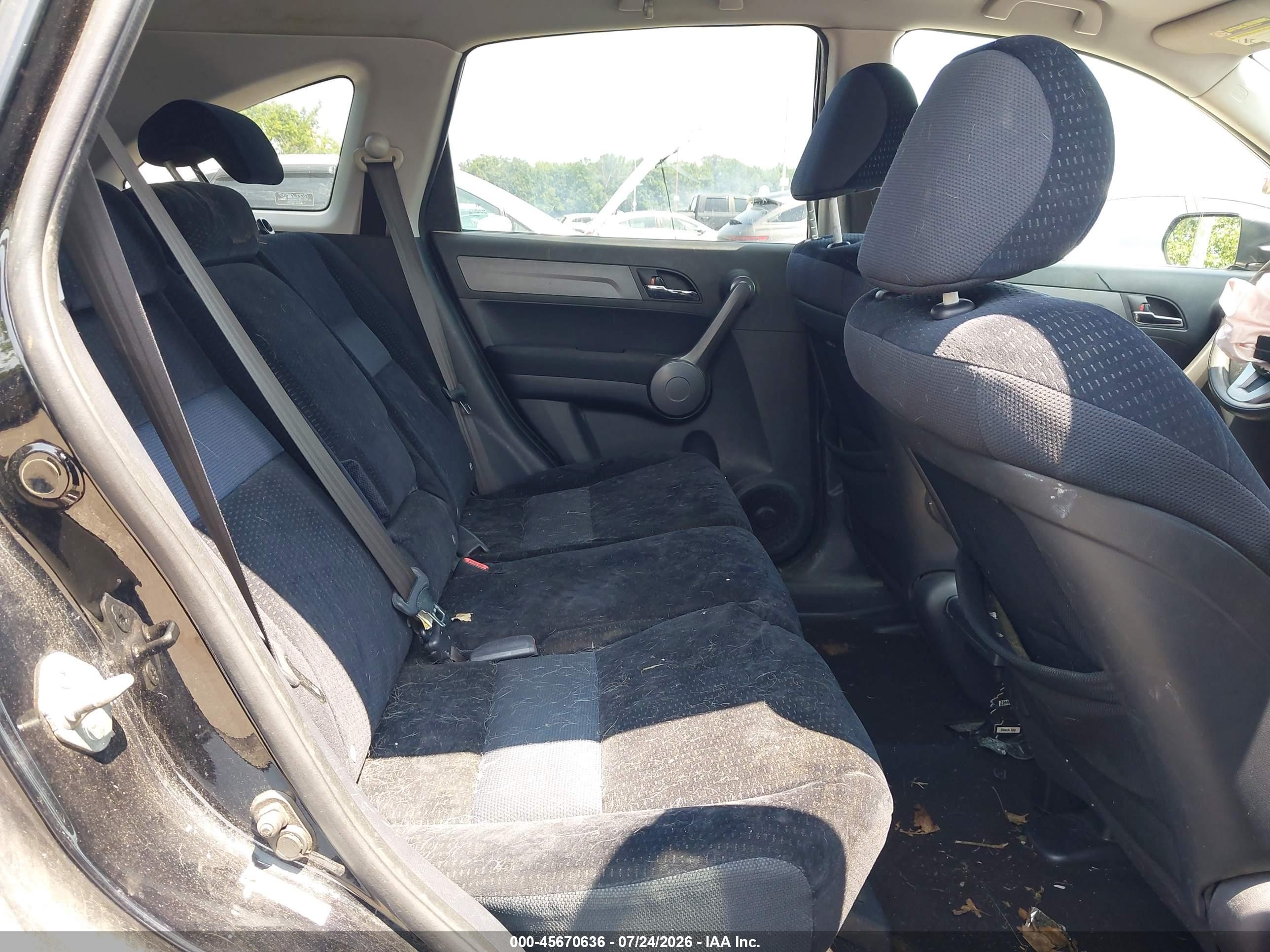 2009 Honda Cr-v Ex Черный vin: 5J6RE485X9L014848