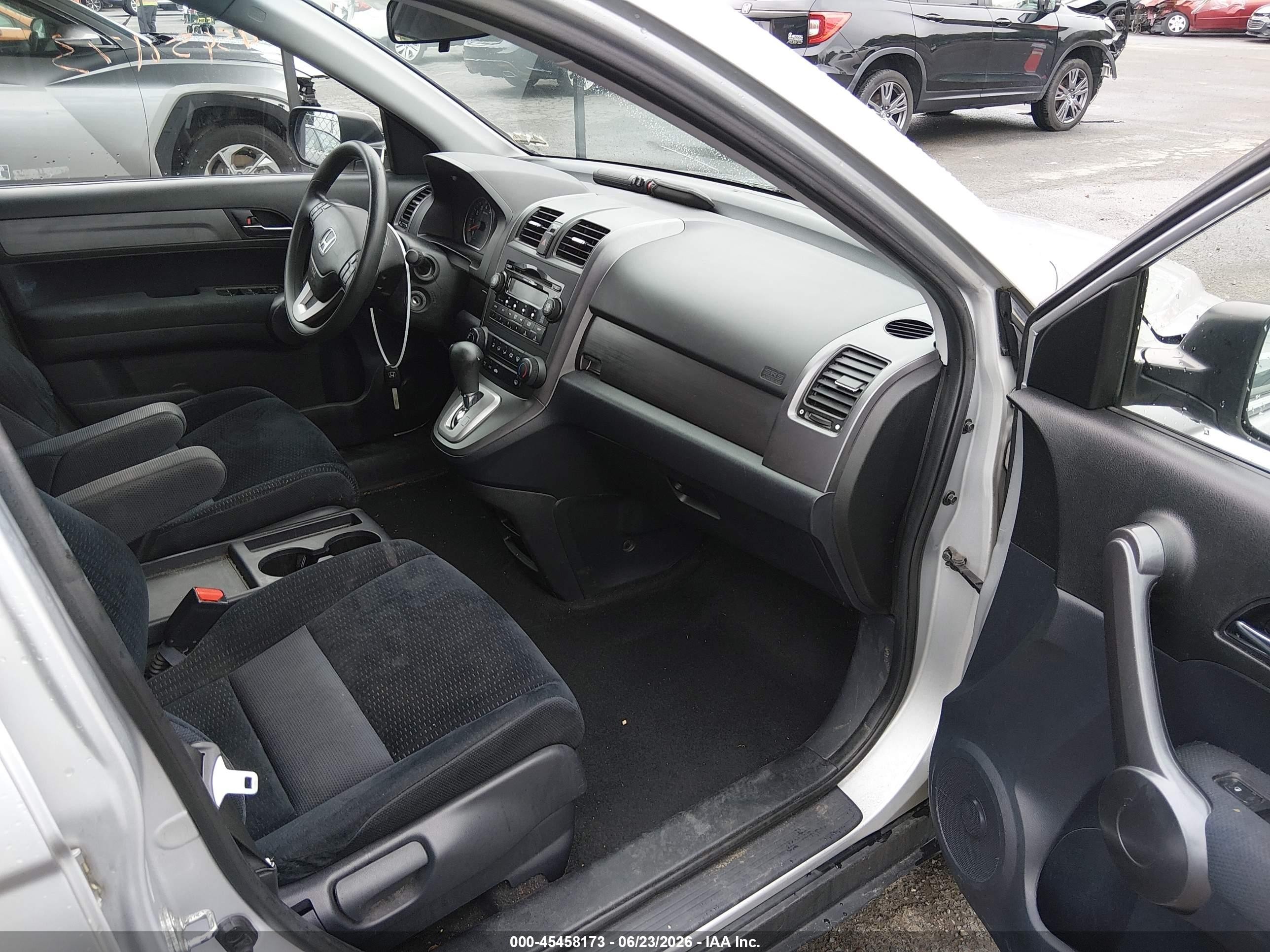 2009 Honda Cr-v Ex Silver vin: 5J6RE485X9L025882