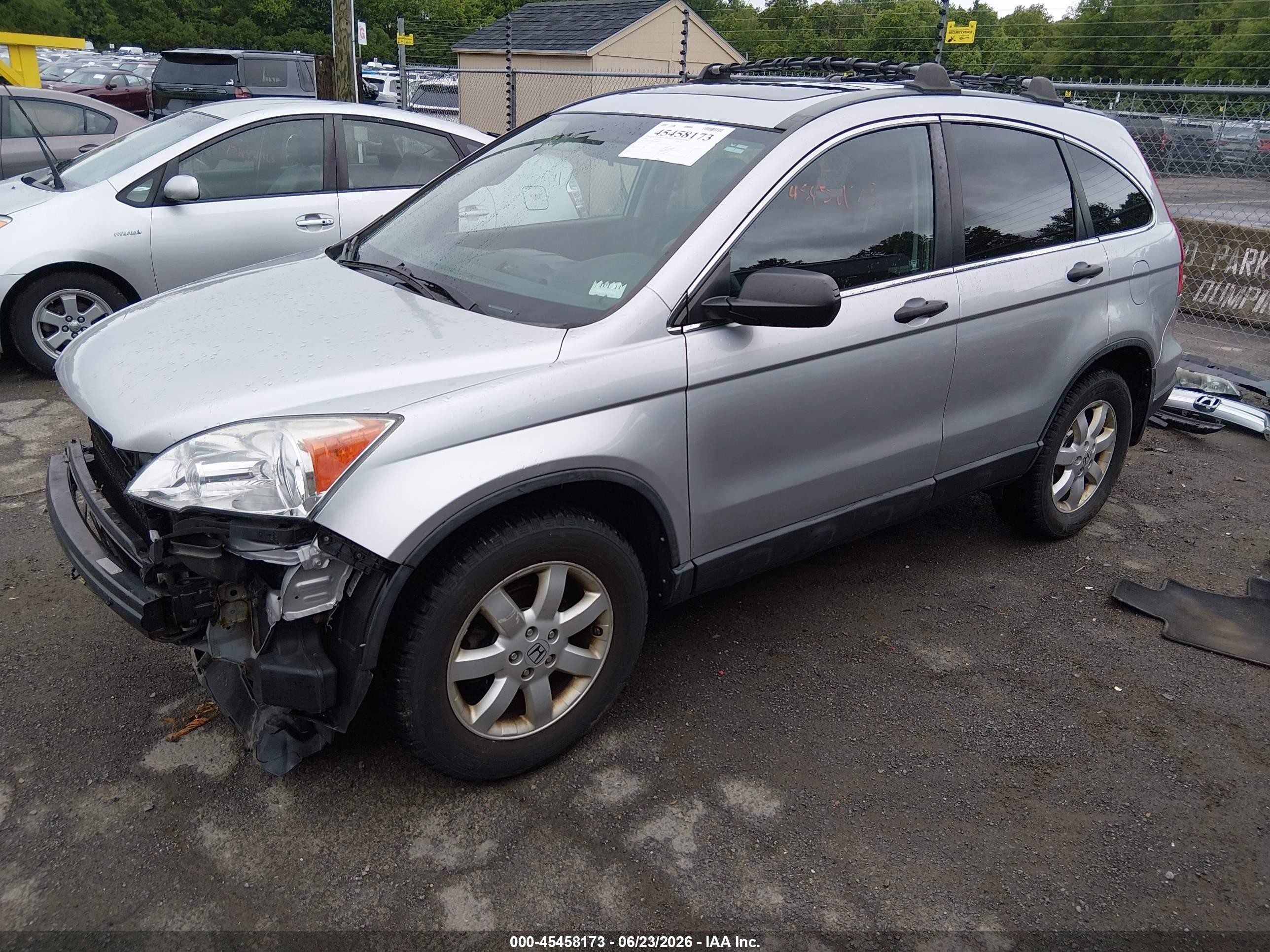 2009 Honda Cr-v Ex Silver vin: 5J6RE485X9L025882