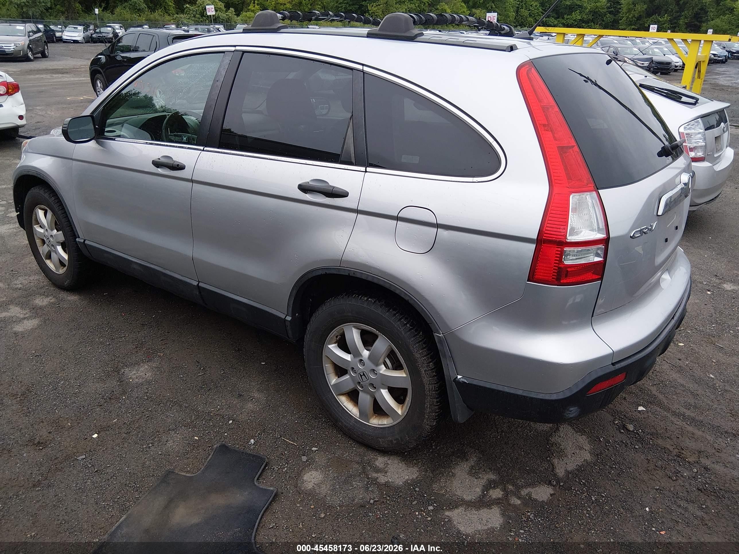 2009 Honda Cr-v Ex Silver vin: 5J6RE485X9L025882