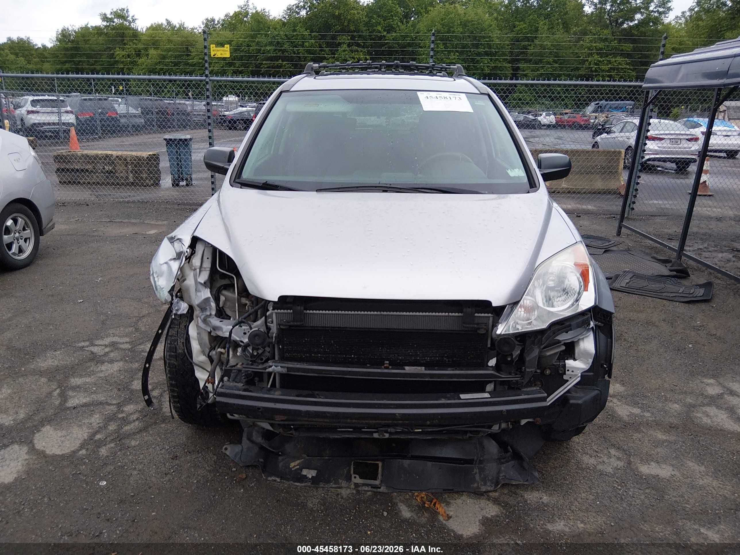 2009 Honda Cr-v Ex Silver vin: 5J6RE485X9L025882