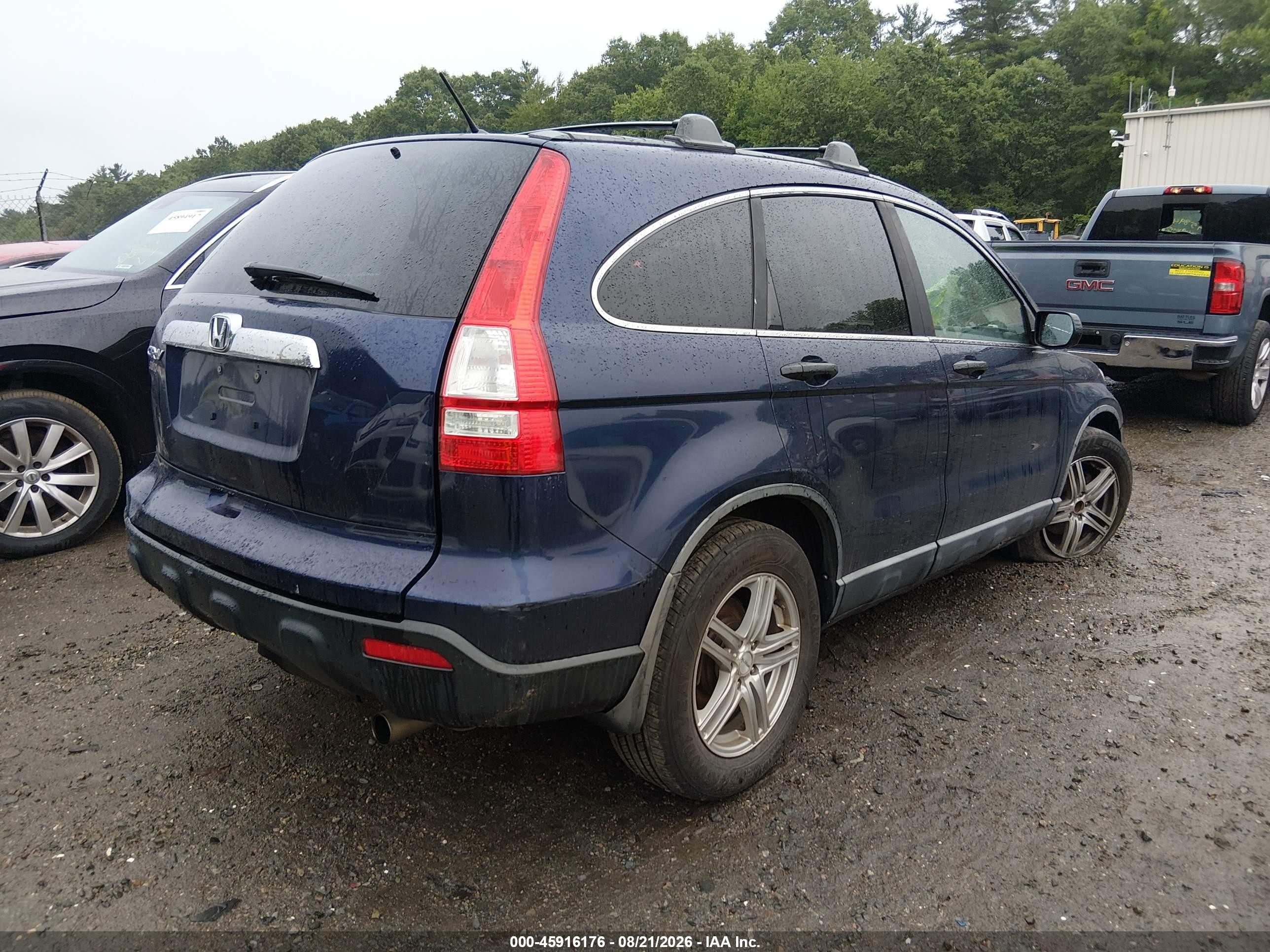 2009 Honda Cr-v Ex Blue vin: 5J6RE485X9L032251