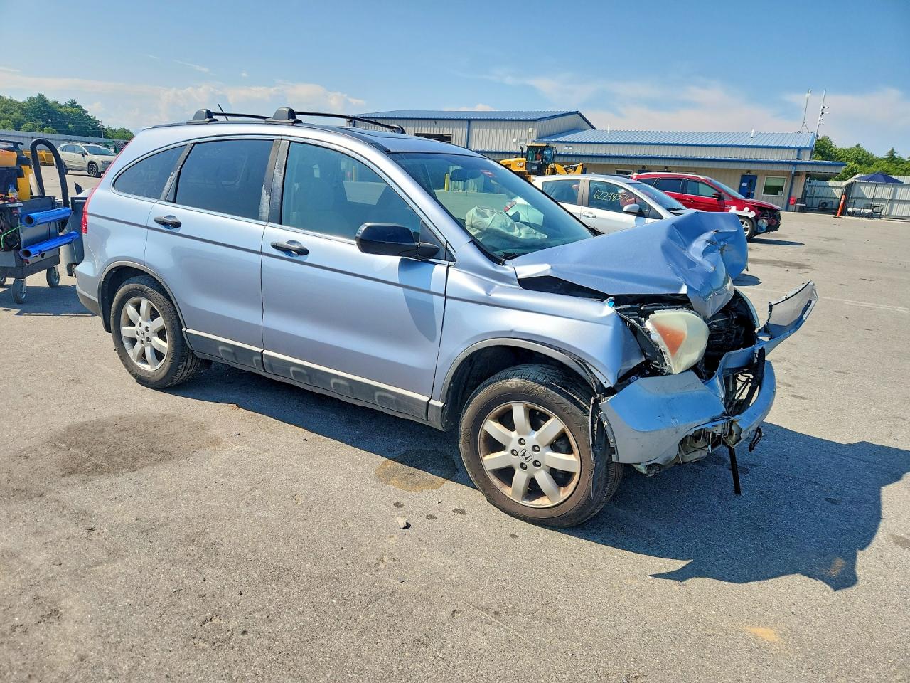 2009 Honda Cr-v Ex Blue vin: 5J6RE485X9L045212