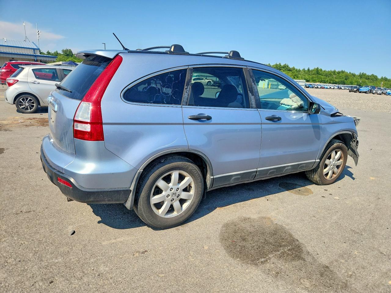 2009 Honda Cr-v Ex Blue vin: 5J6RE485X9L045212