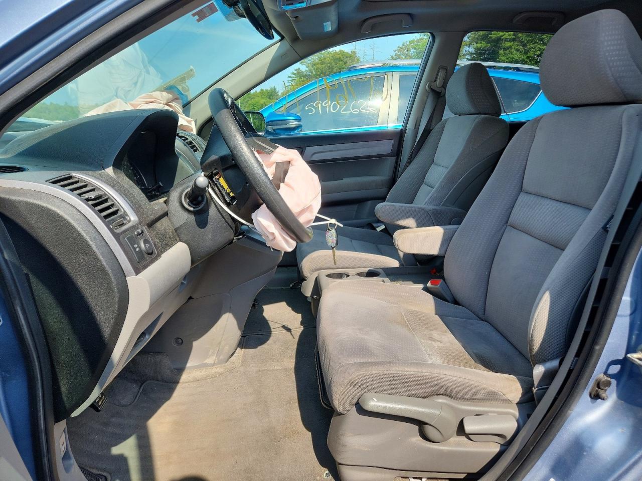 2009 Honda Cr-v Ex Blue vin: 5J6RE485X9L045212