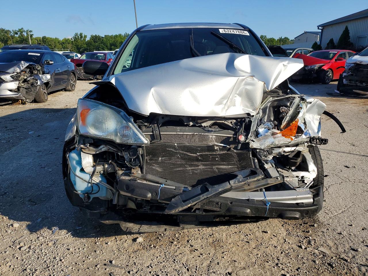 2009 Honda Cr-v Ex Silver vin: 5J6RE485X9L067212