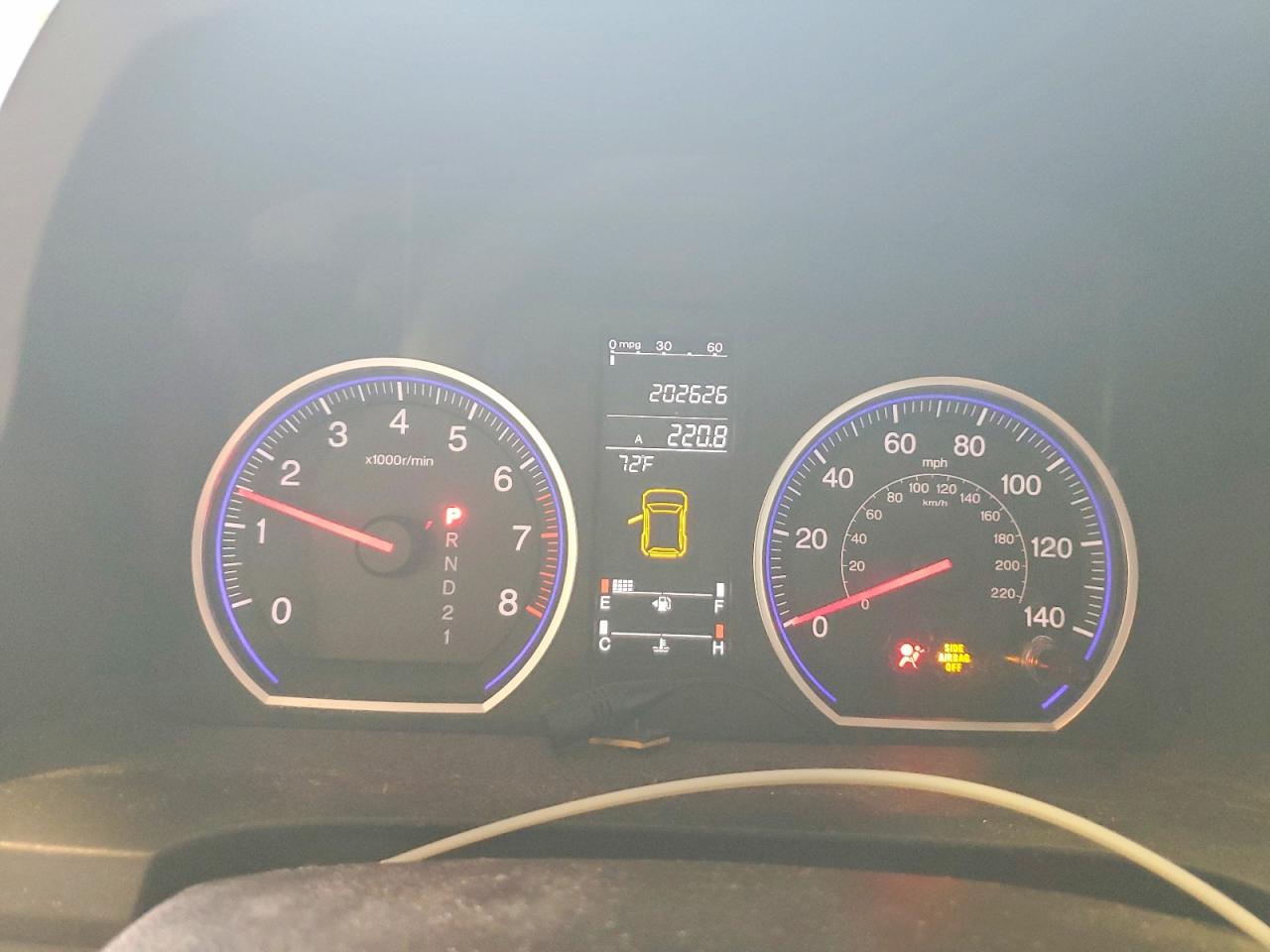 2007 Honda Cr-v Exl Blue vin: 5J6RE48707L006448