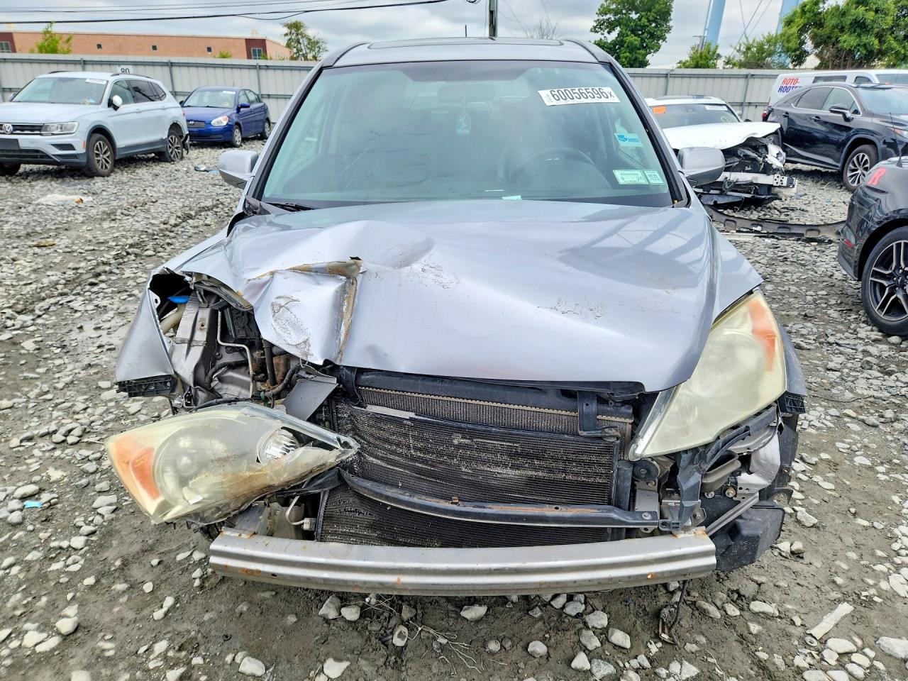 2007 Honda Cr-v Exl Silver vin: 5J6RE48707L015828