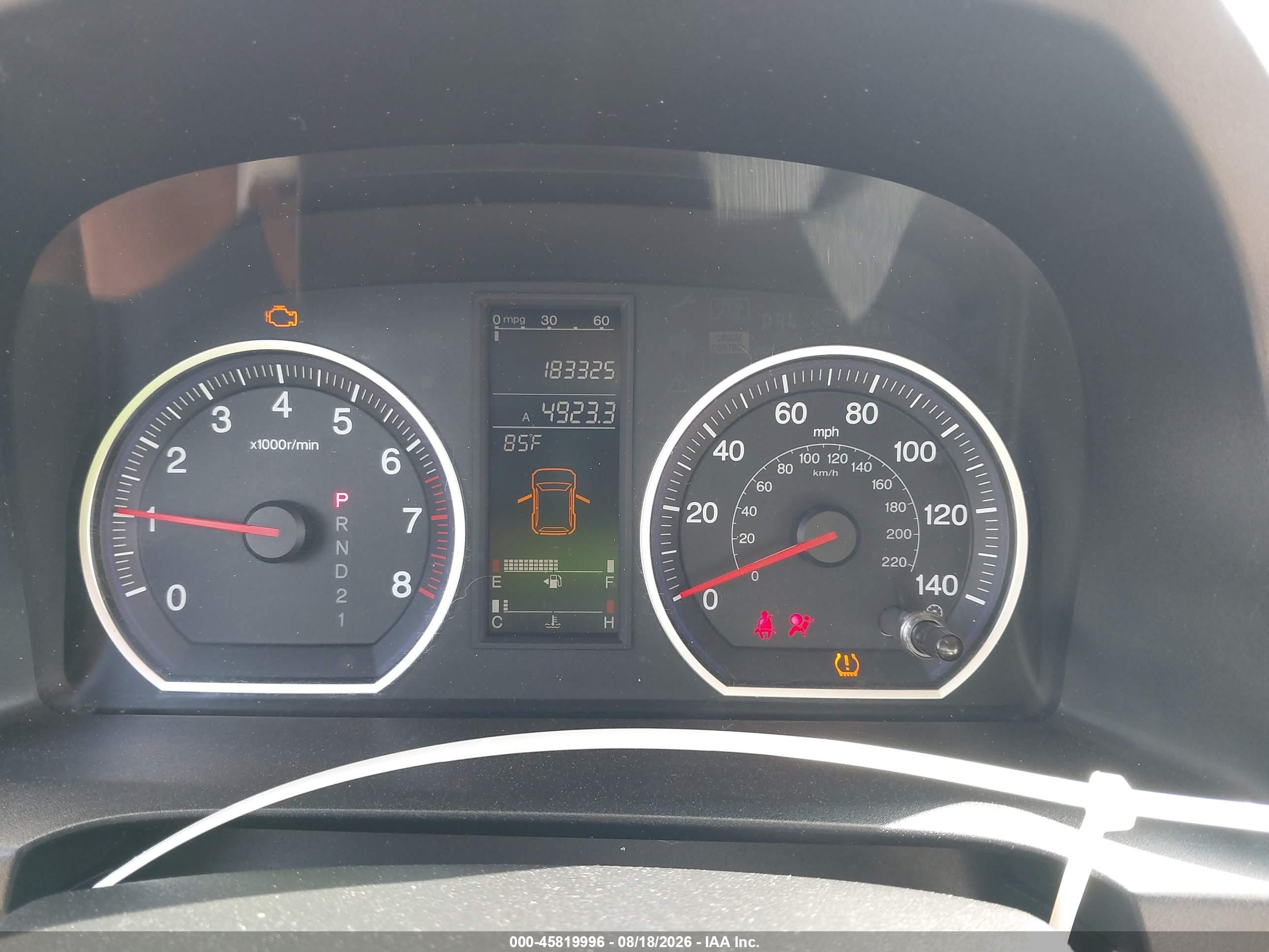 2008 Honda Cr-v Ex-l Синий vin: 5J6RE48708L029813