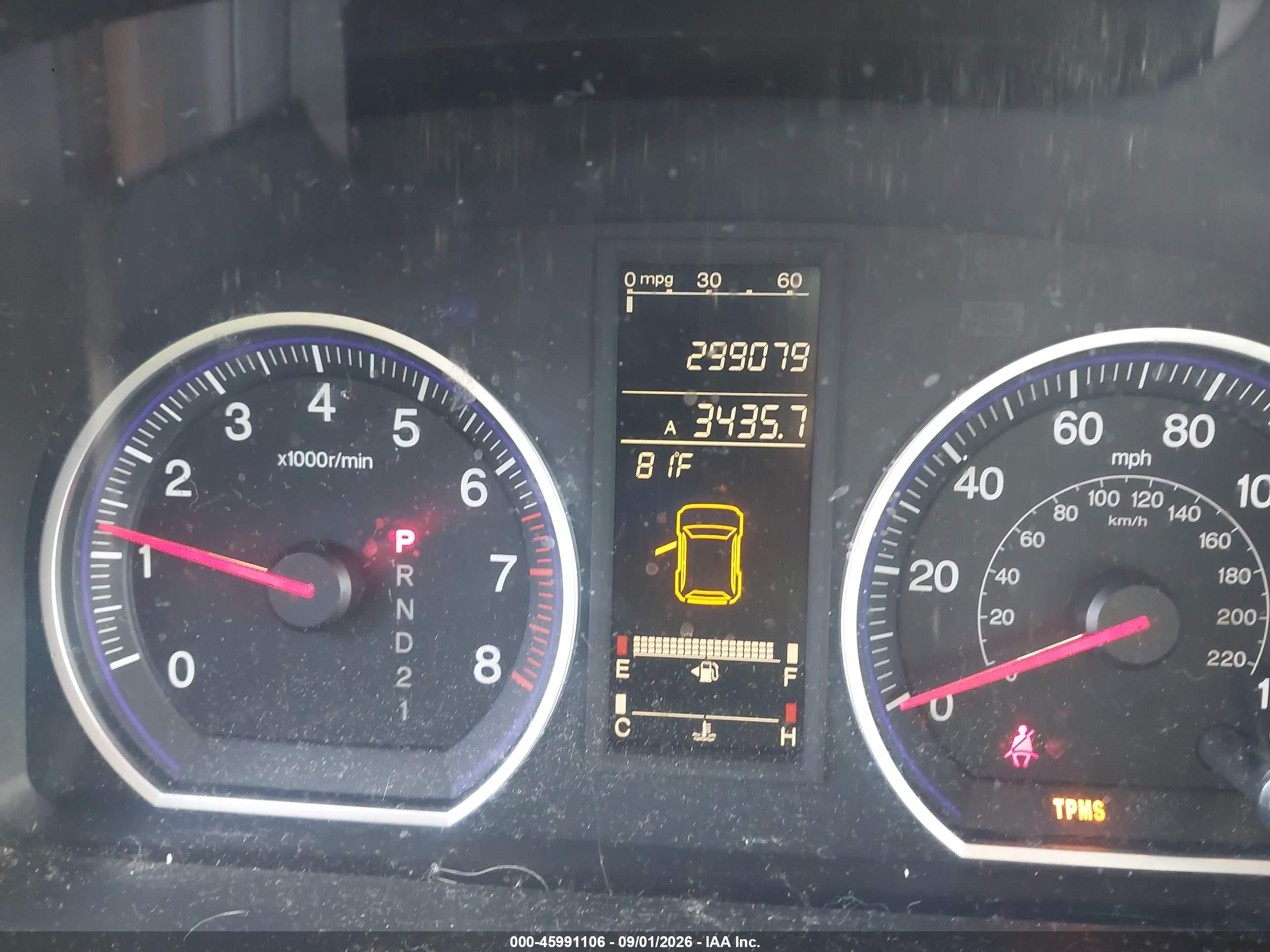 2008 Honda Cr-v Ex-l Light Blue vin: 5J6RE48708L033022