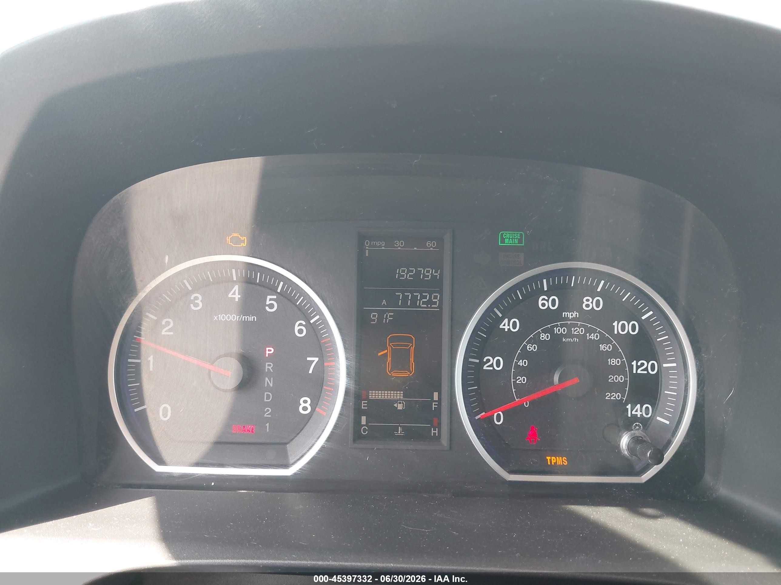 2008 Honda Cr-v Ex-l Light Blue vin: 5J6RE48708L036891