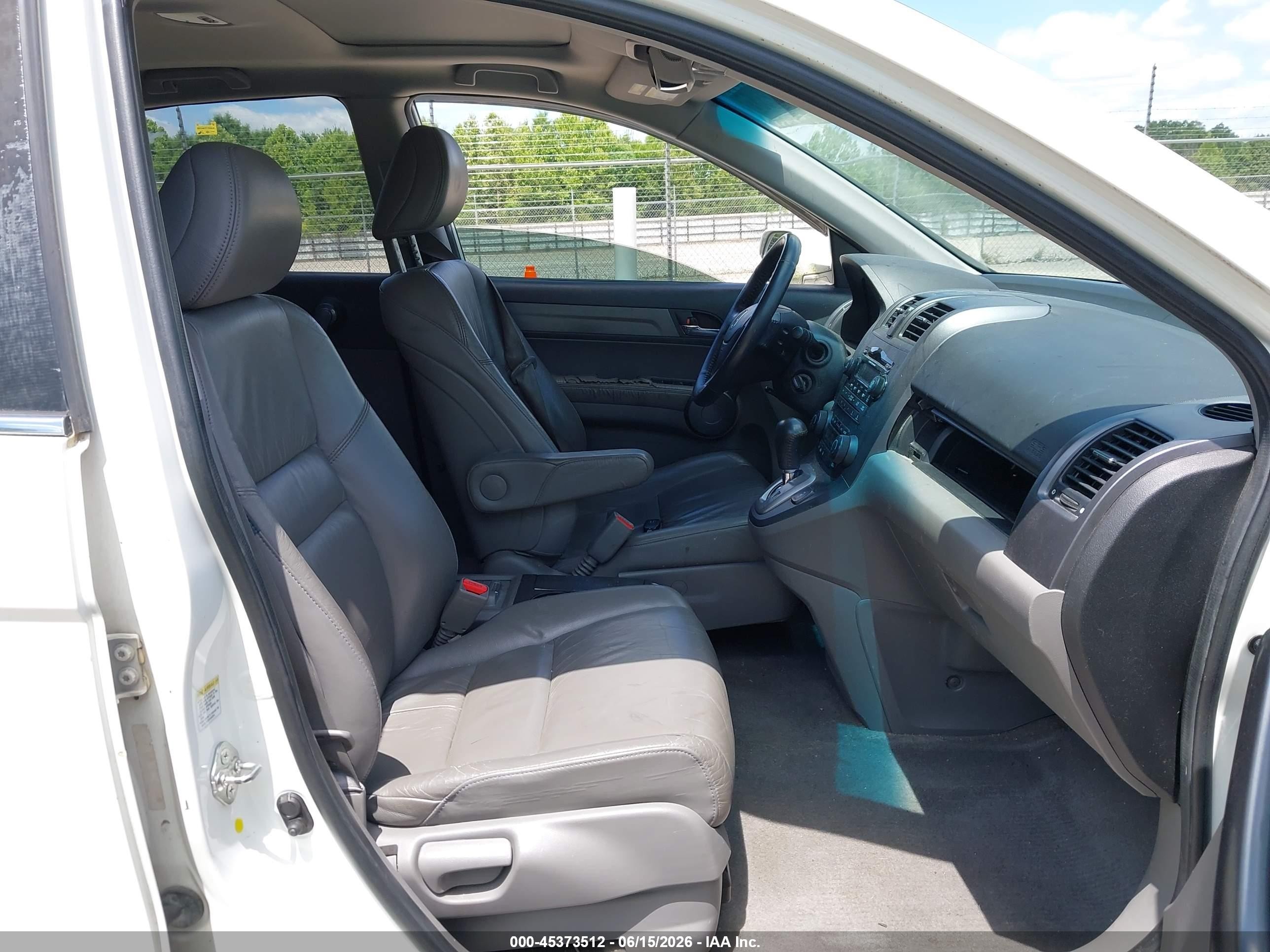 2008 Honda Cr-v Ex-l White vin: 5J6RE48708L041587
