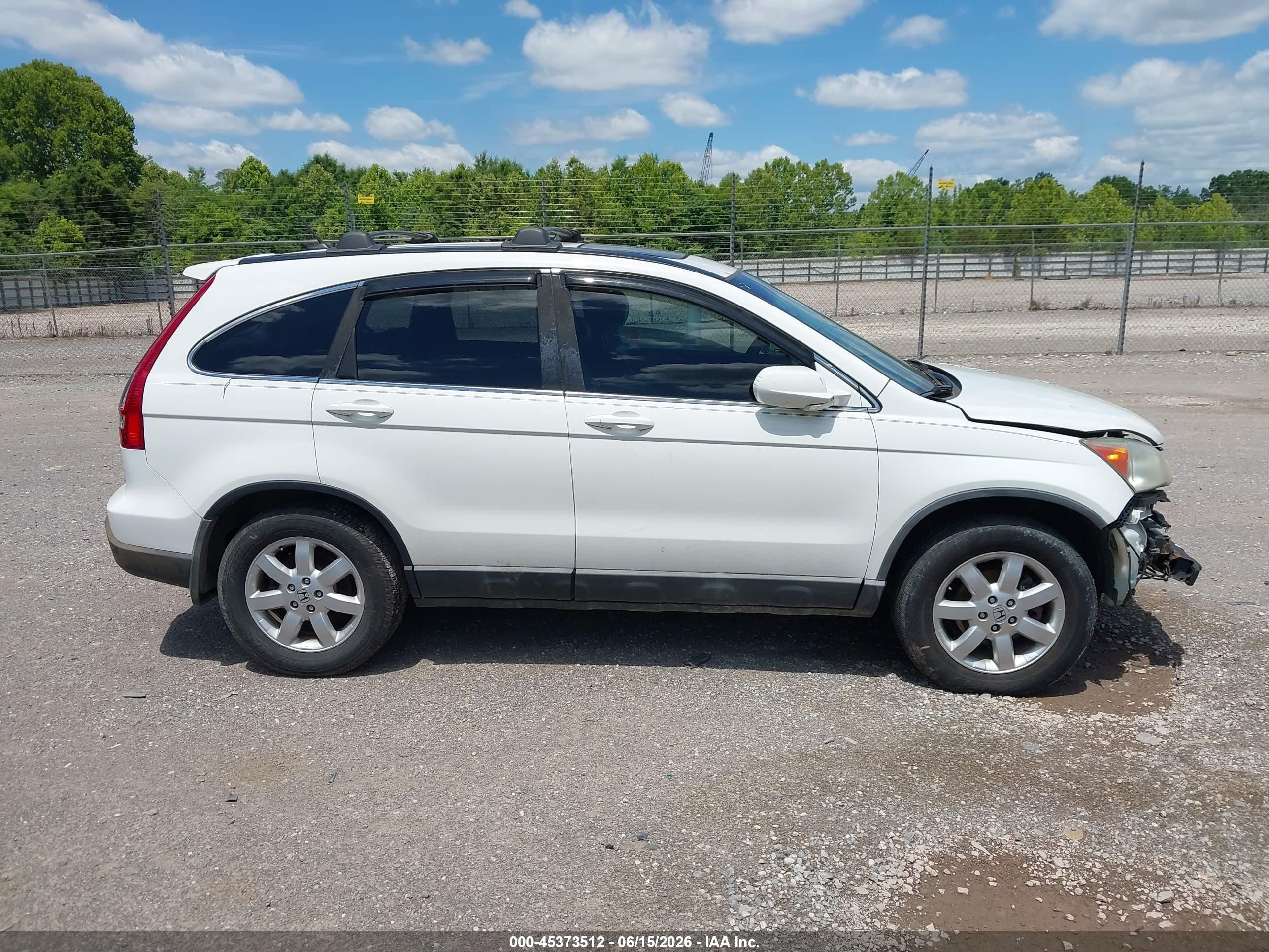 2008 Honda Cr-v Ex-l White vin: 5J6RE48708L041587