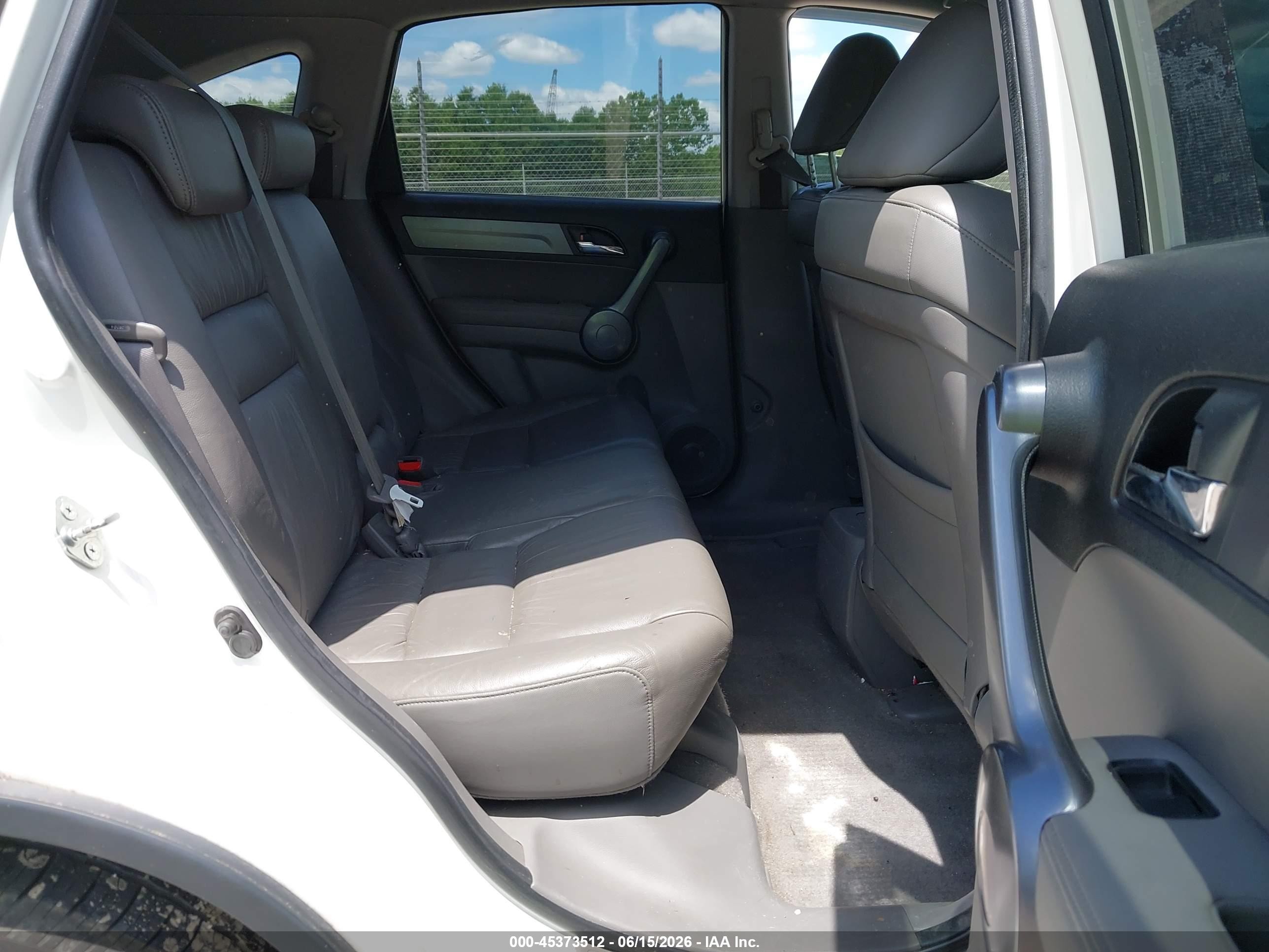 2008 Honda Cr-v Ex-l White vin: 5J6RE48708L041587
