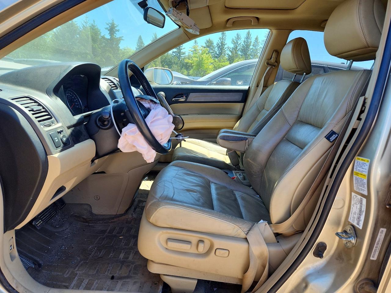 2008 Honda Cr-v Exl Золотой vin: 5J6RE48708L817118