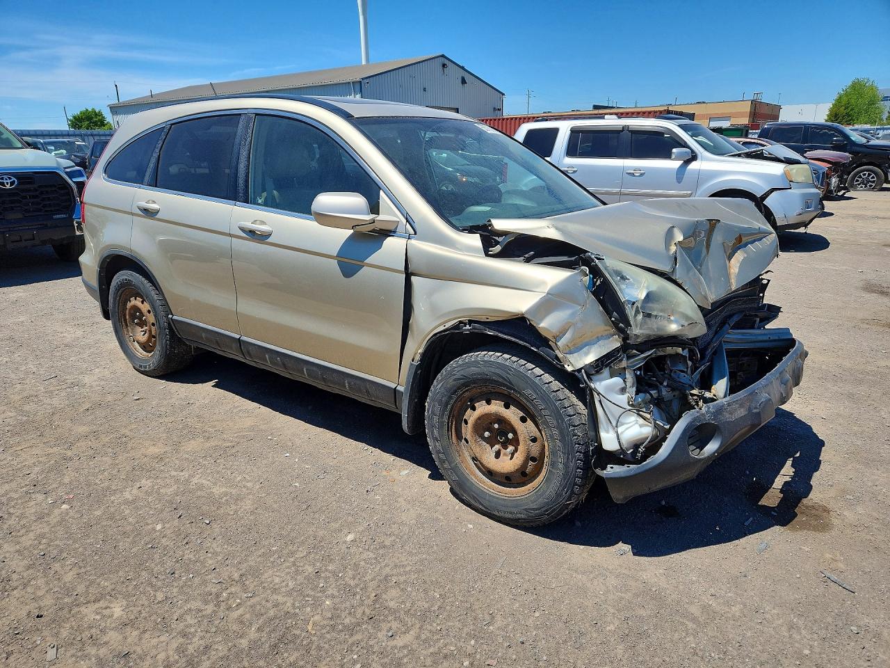 2008 Honda Cr-v Exl Золотой vin: 5J6RE48708L817118