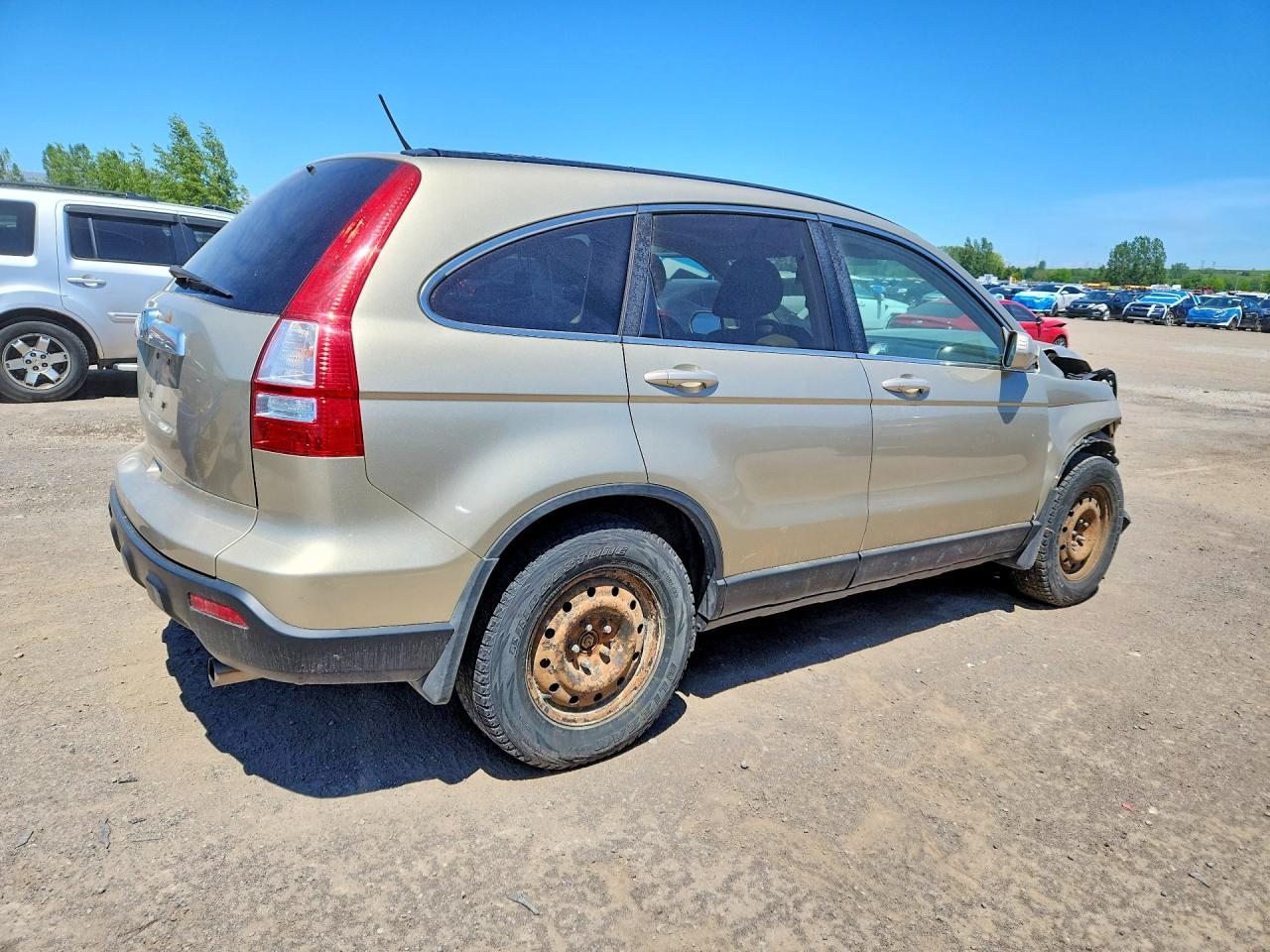 2008 Honda Cr-v Exl Золотой vin: 5J6RE48708L817118