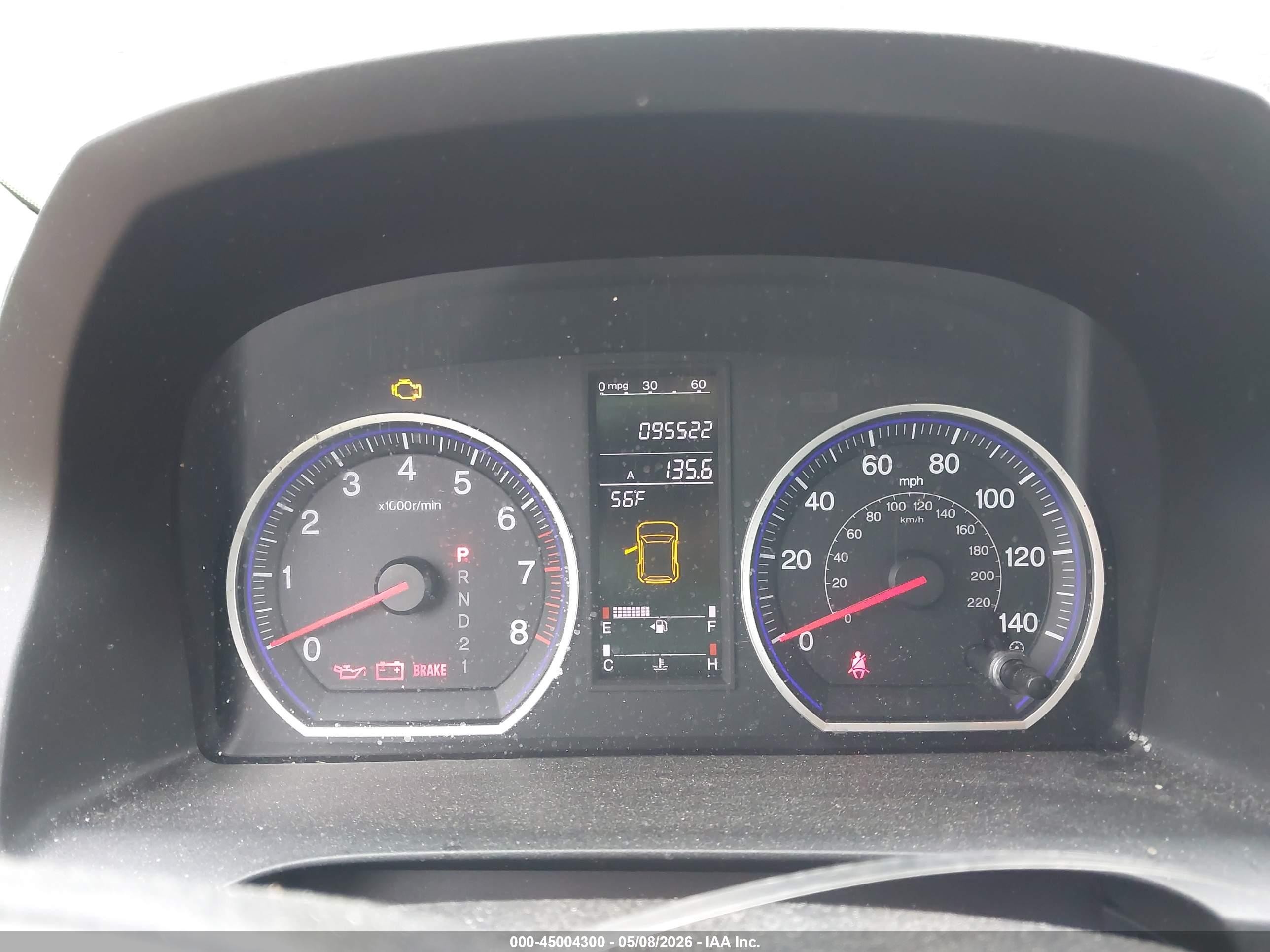 2009 Honda Cr-v Ex-l Черный vin: 5J6RE48709L008879