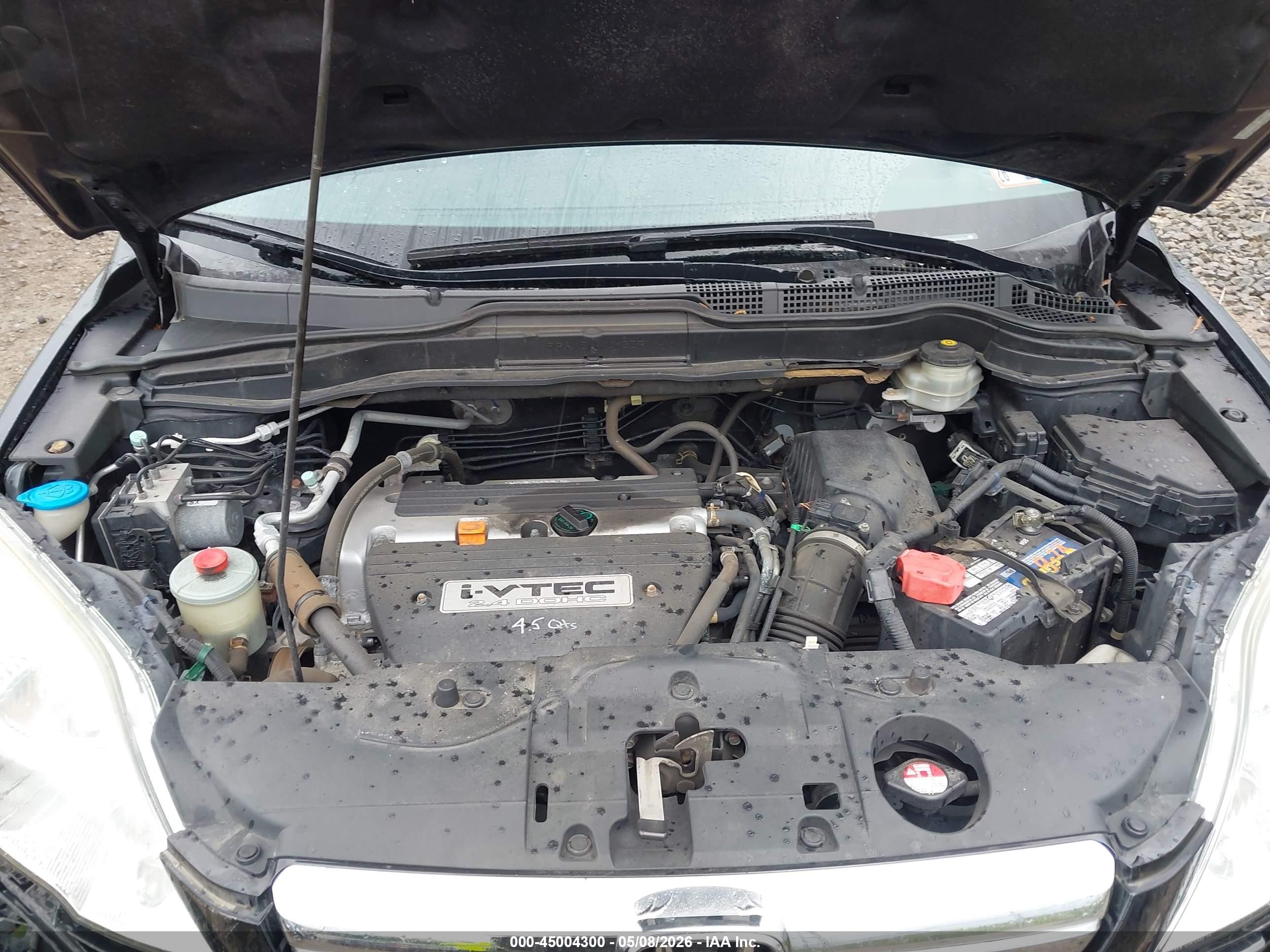 2009 Honda Cr-v Ex-l Черный vin: 5J6RE48709L008879