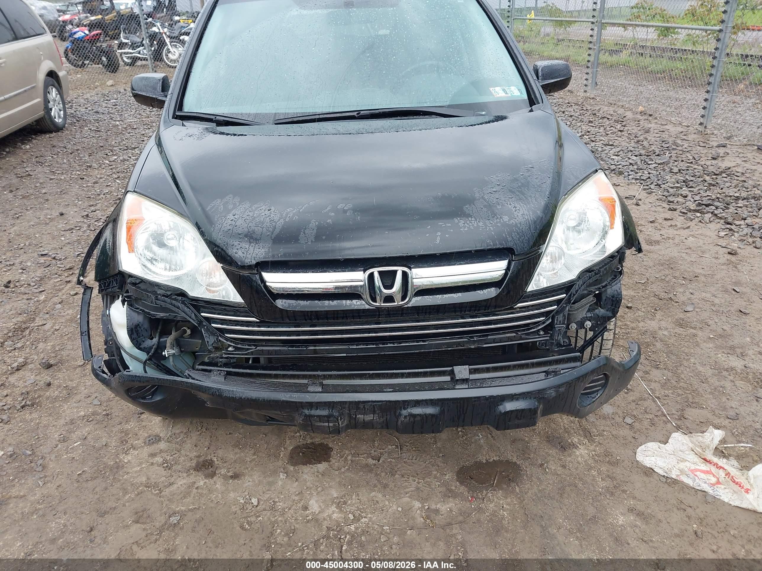 2009 Honda Cr-v Ex-l Черный vin: 5J6RE48709L008879
