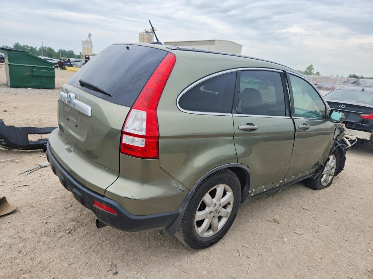 2009 Honda Cr-v Exl Green vin: 5J6RE48709L020028