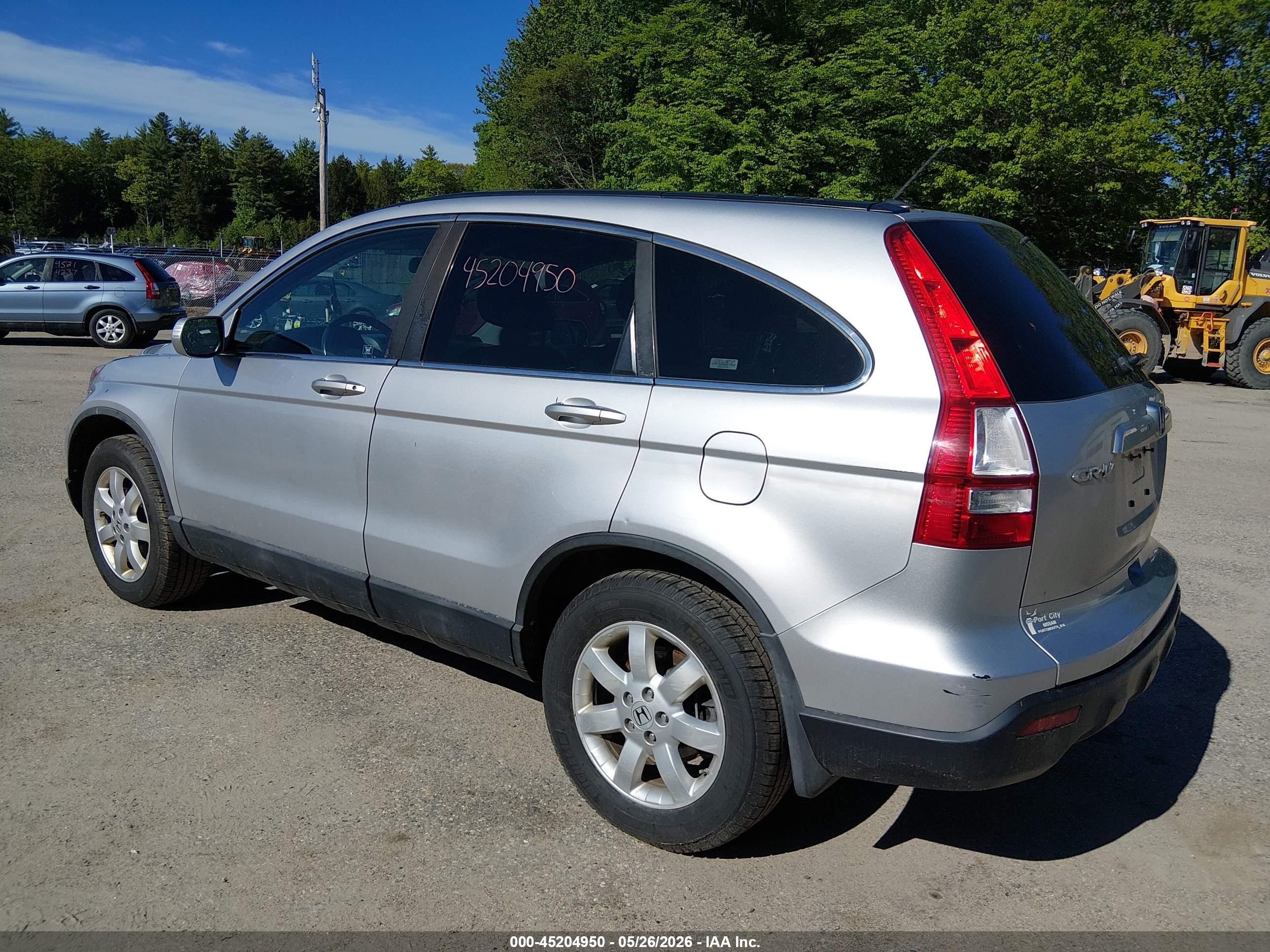 2009 Honda Cr-v Ex-l Silver vin: 5J6RE48709L029036