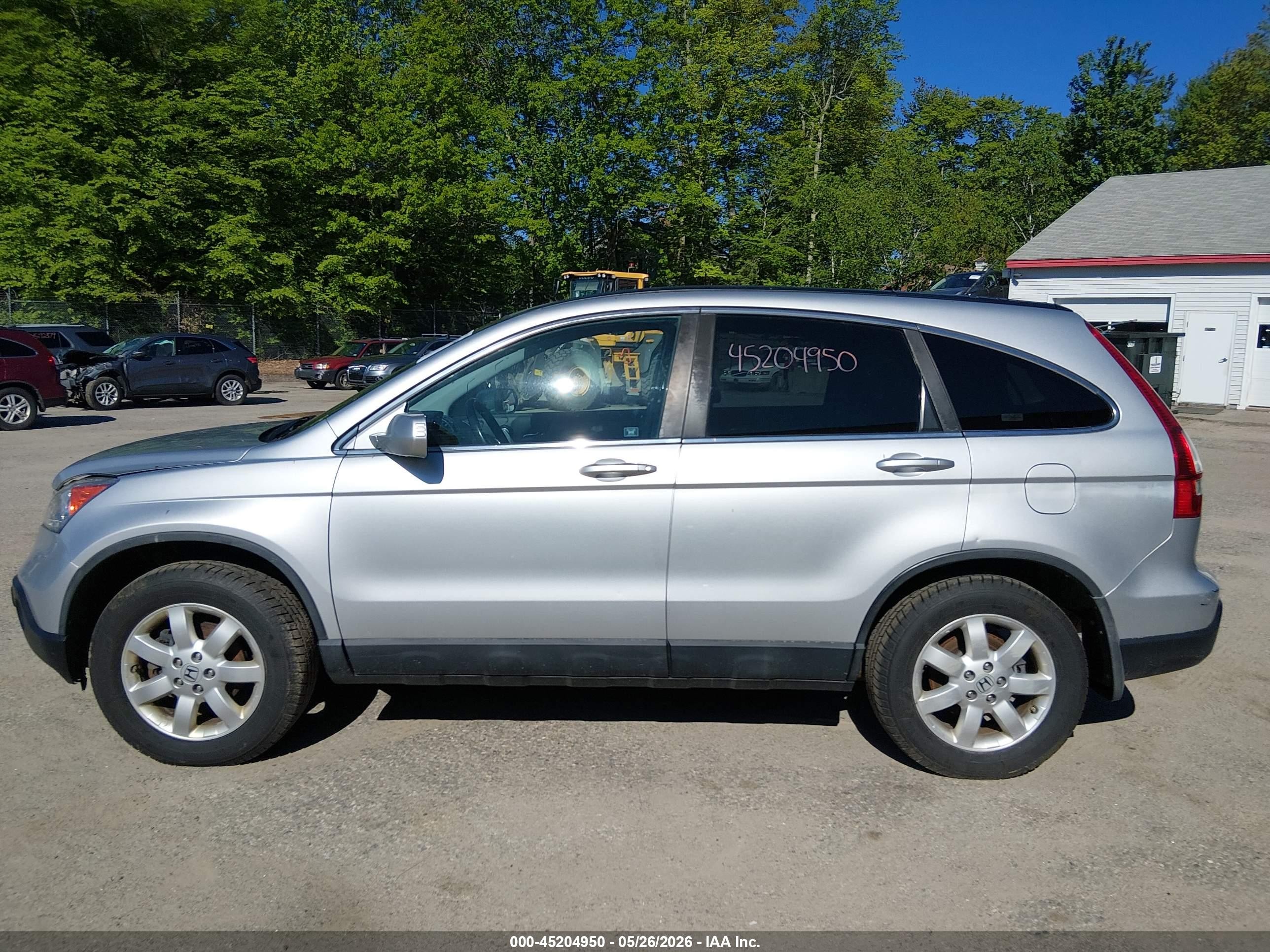 2009 Honda Cr-v Ex-l Silver vin: 5J6RE48709L029036