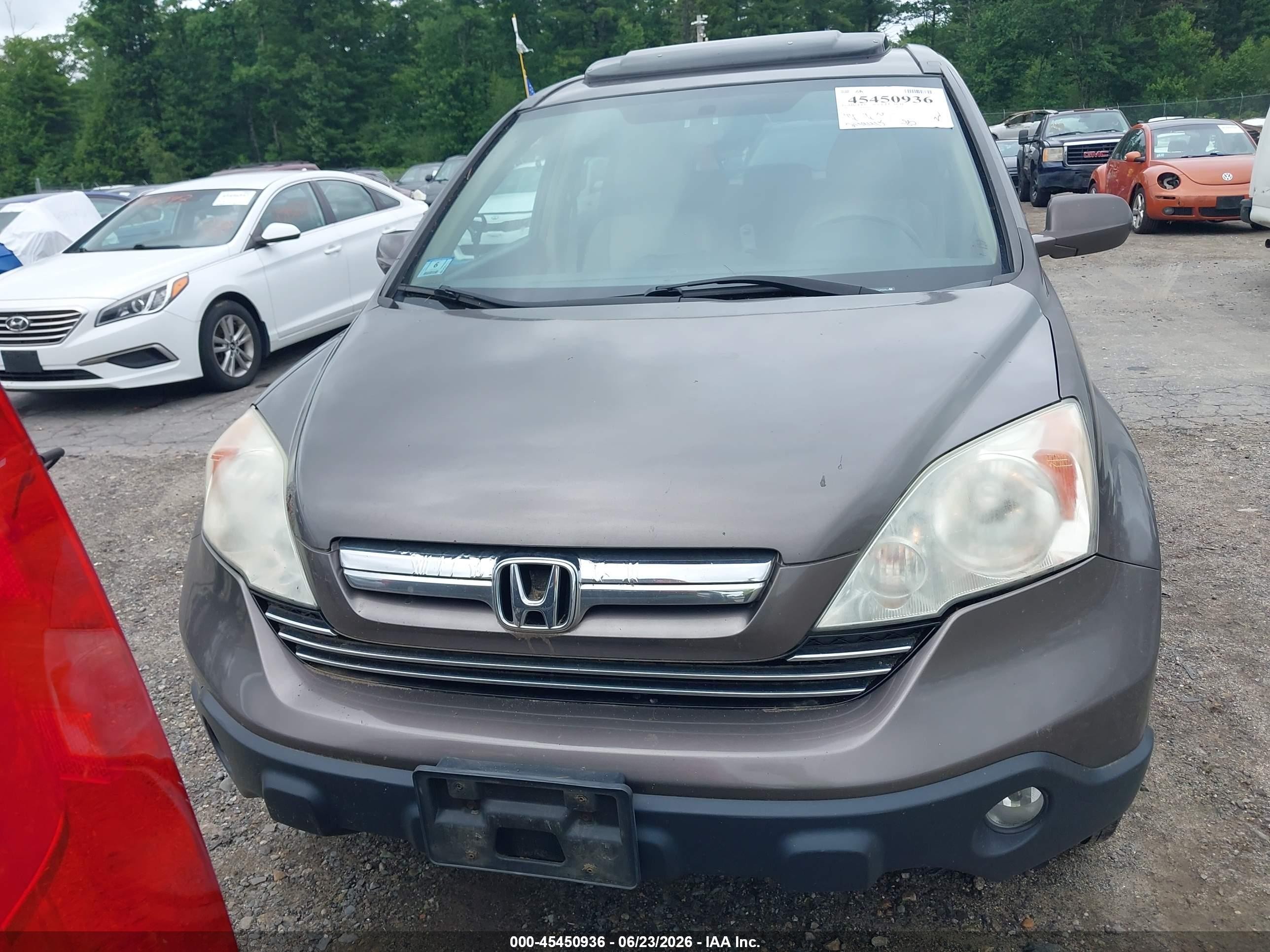 2009 Honda Cr-v Ex-l Gray vin: 5J6RE48709L032406