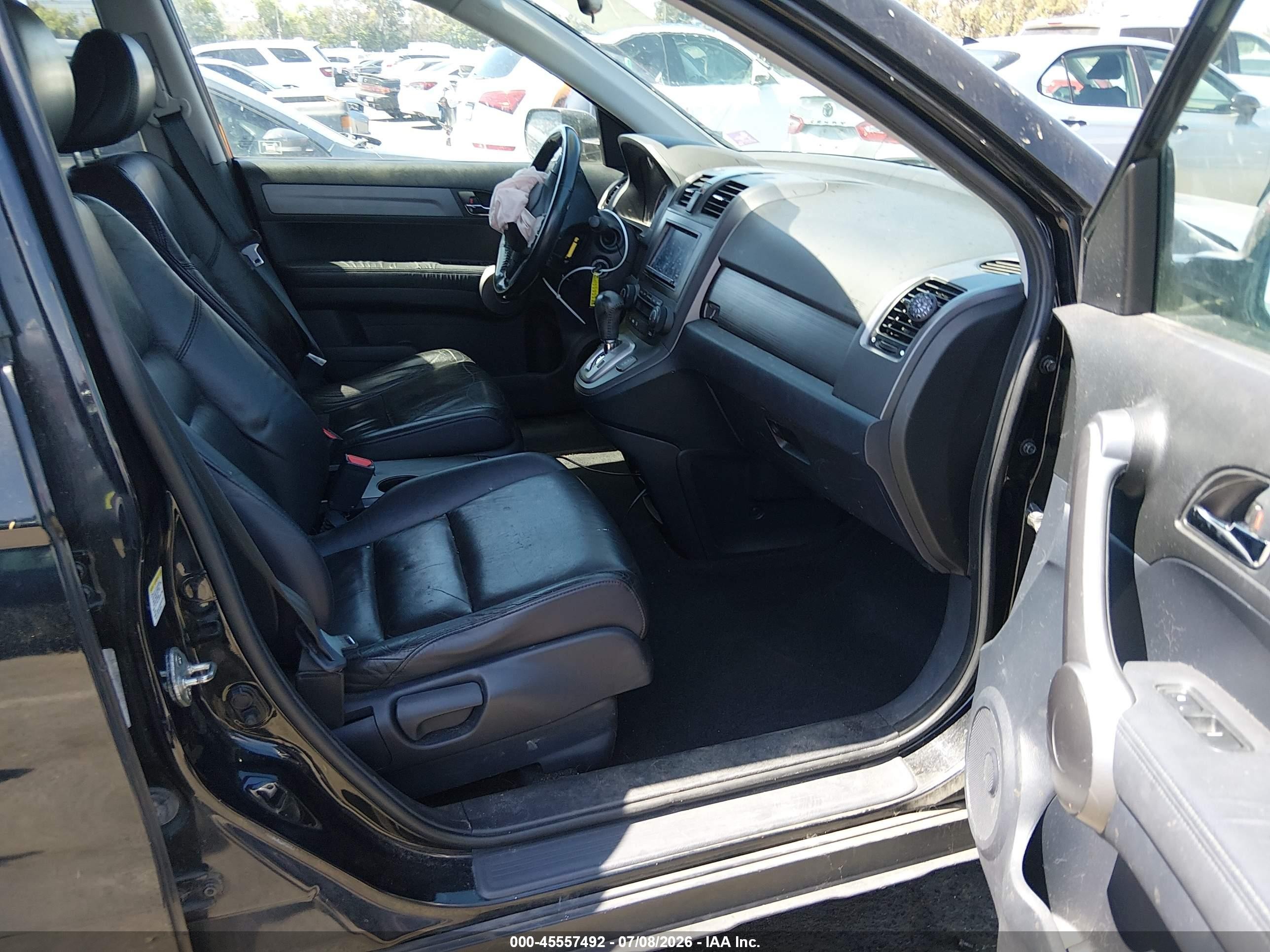 2009 Honda Cr-v Ex-l Black vin: 5J6RE48709L055782